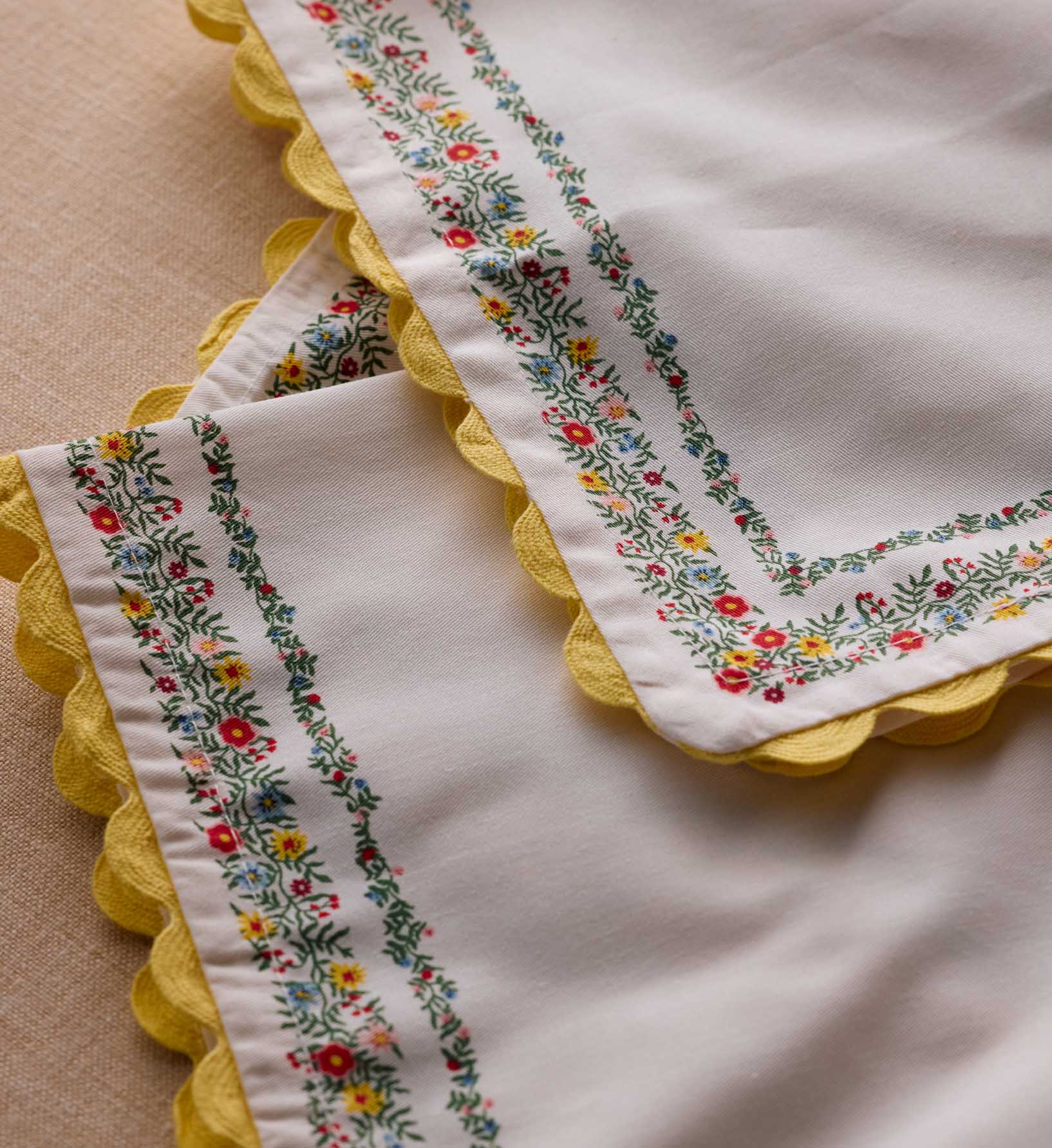 Cotton Napkin Set - Rosette