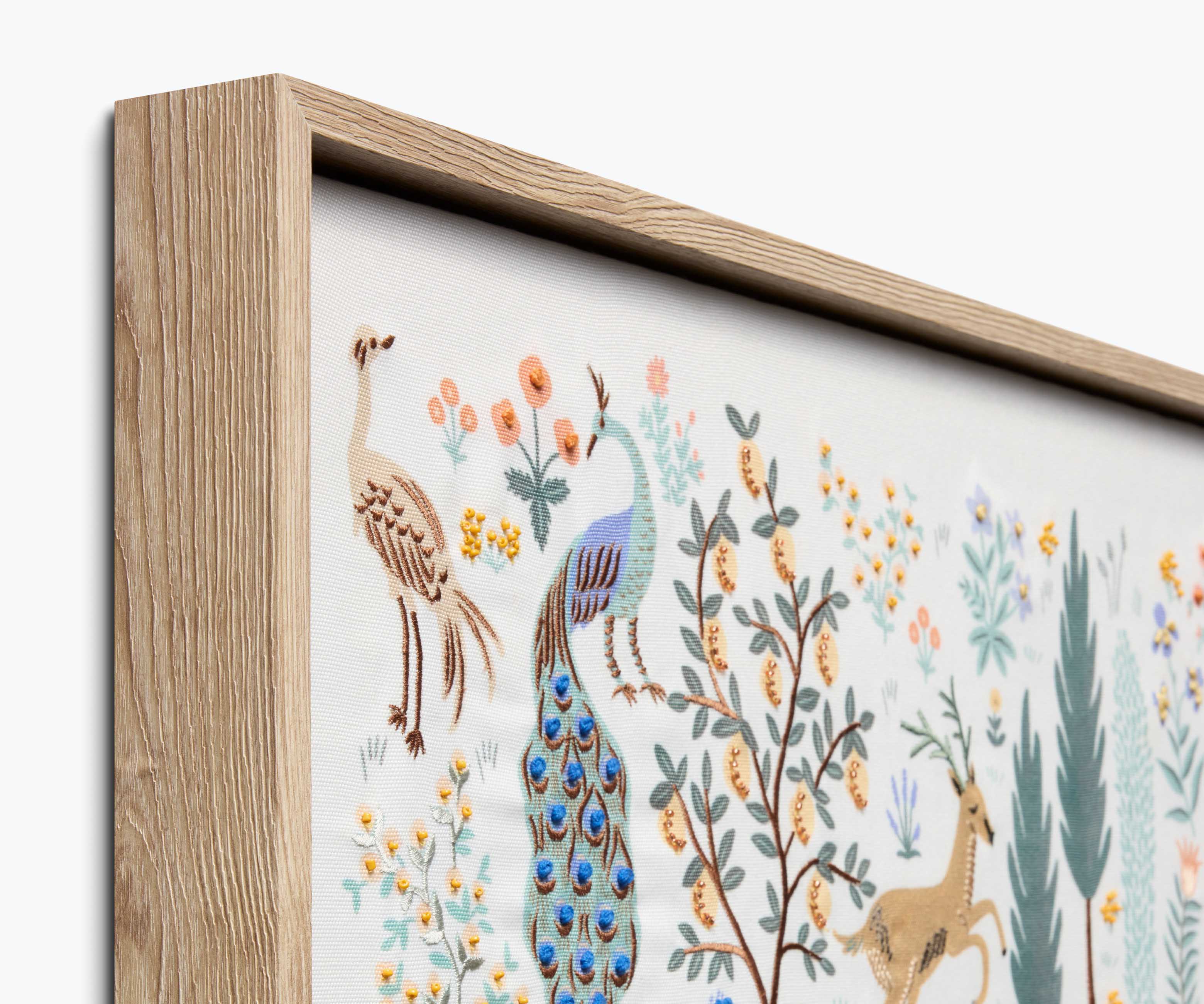 Framed Wall Art - Menagerie Cream