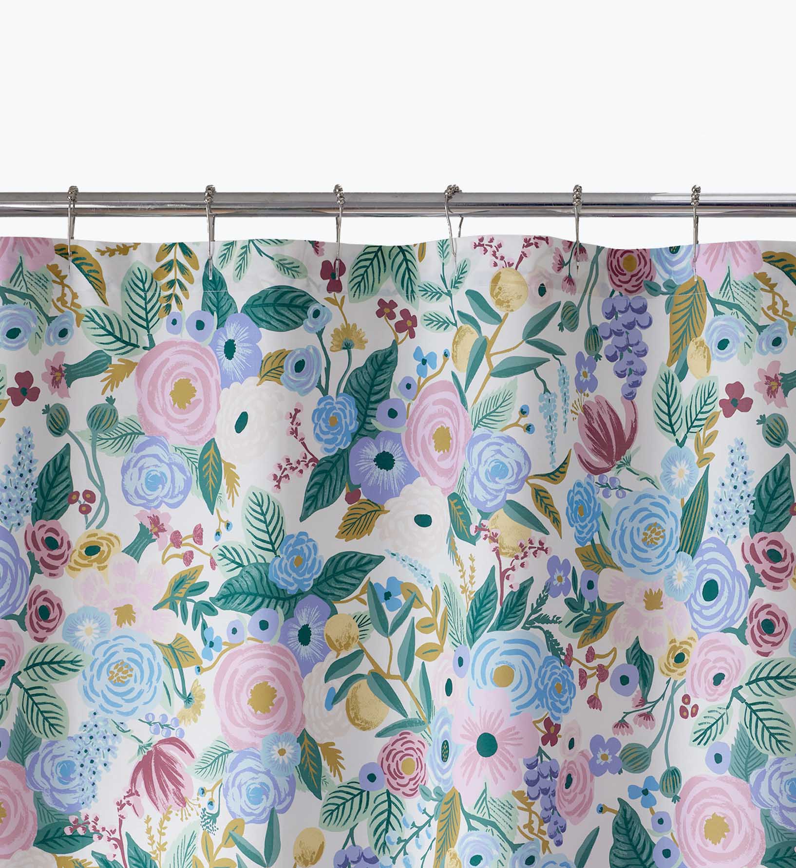 Percale Shower Curtain - Garden Party Lilac