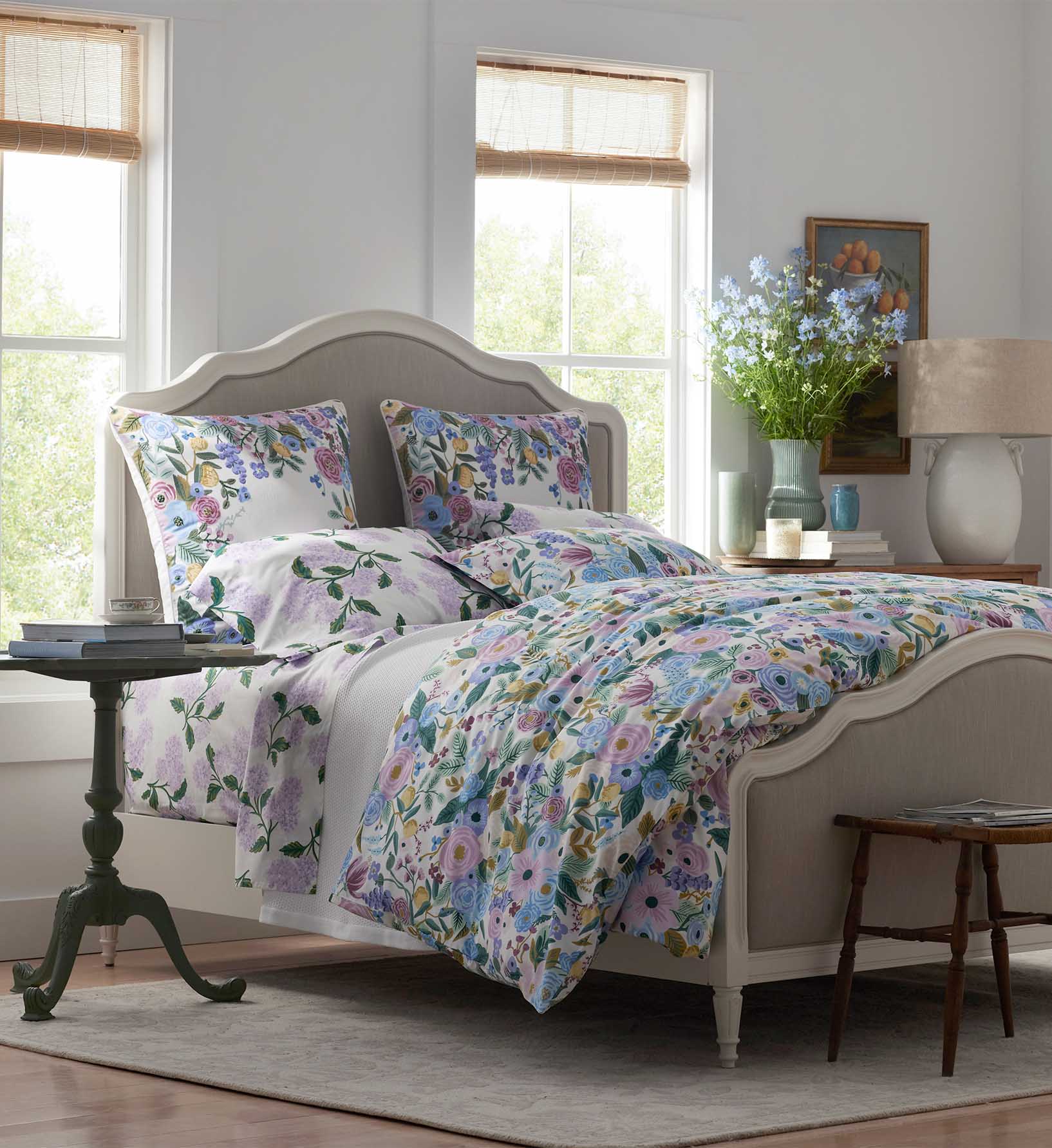 Percale Comforter - Garden Party Lilac