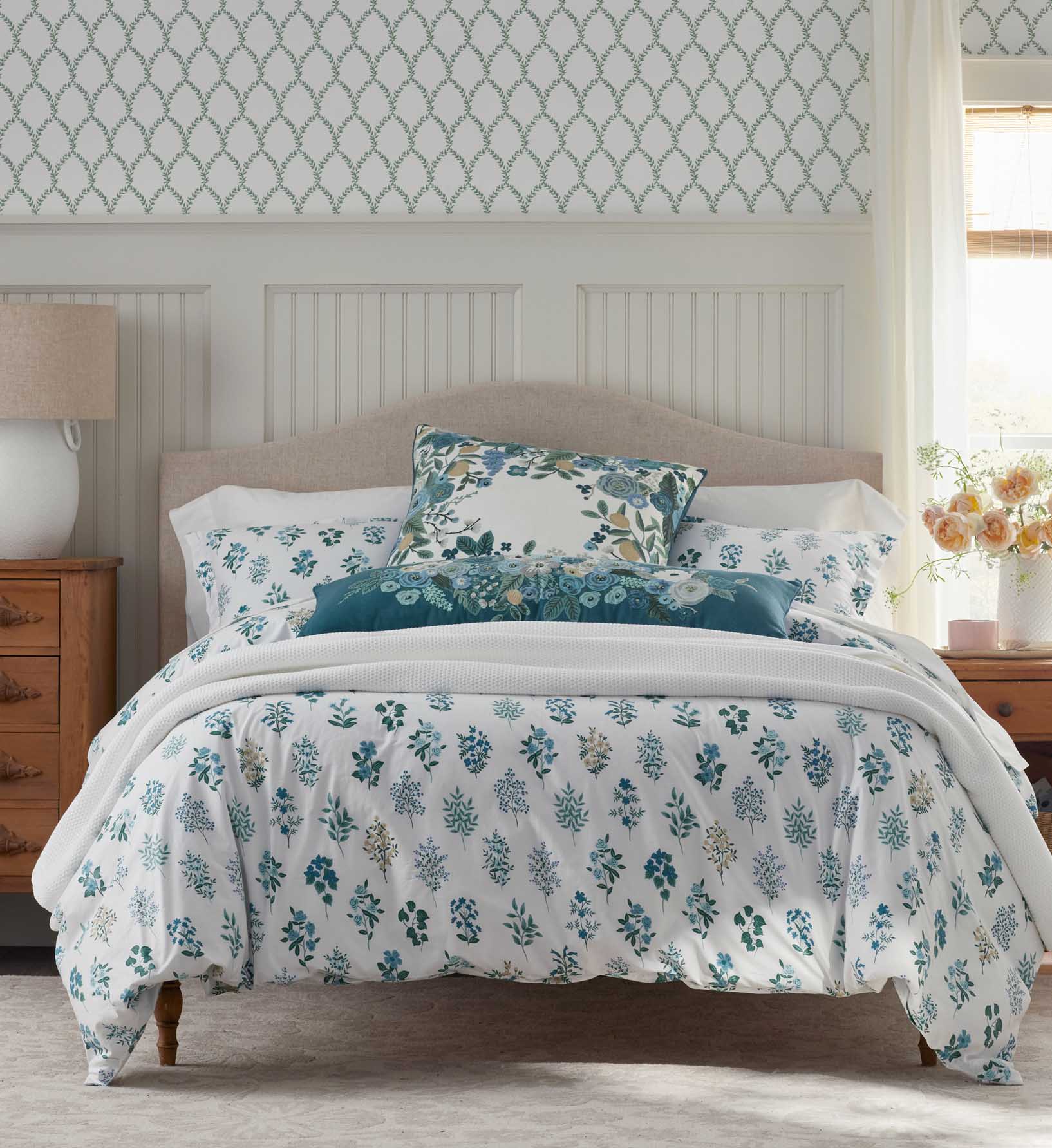 Percale Duvet Cover - Hawthorne Blue