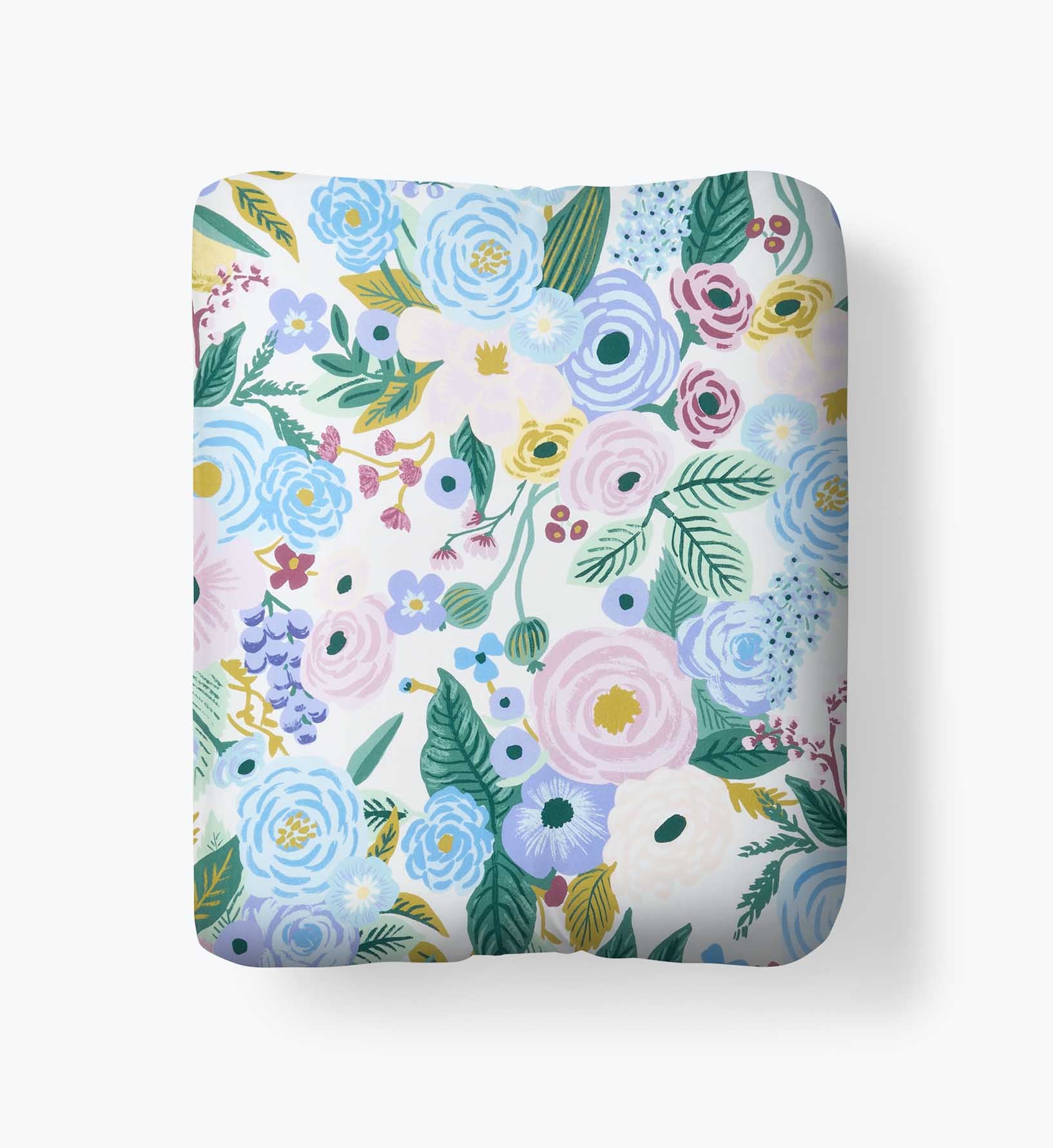 Percale Fitted Sheet - Garden Party Lilac