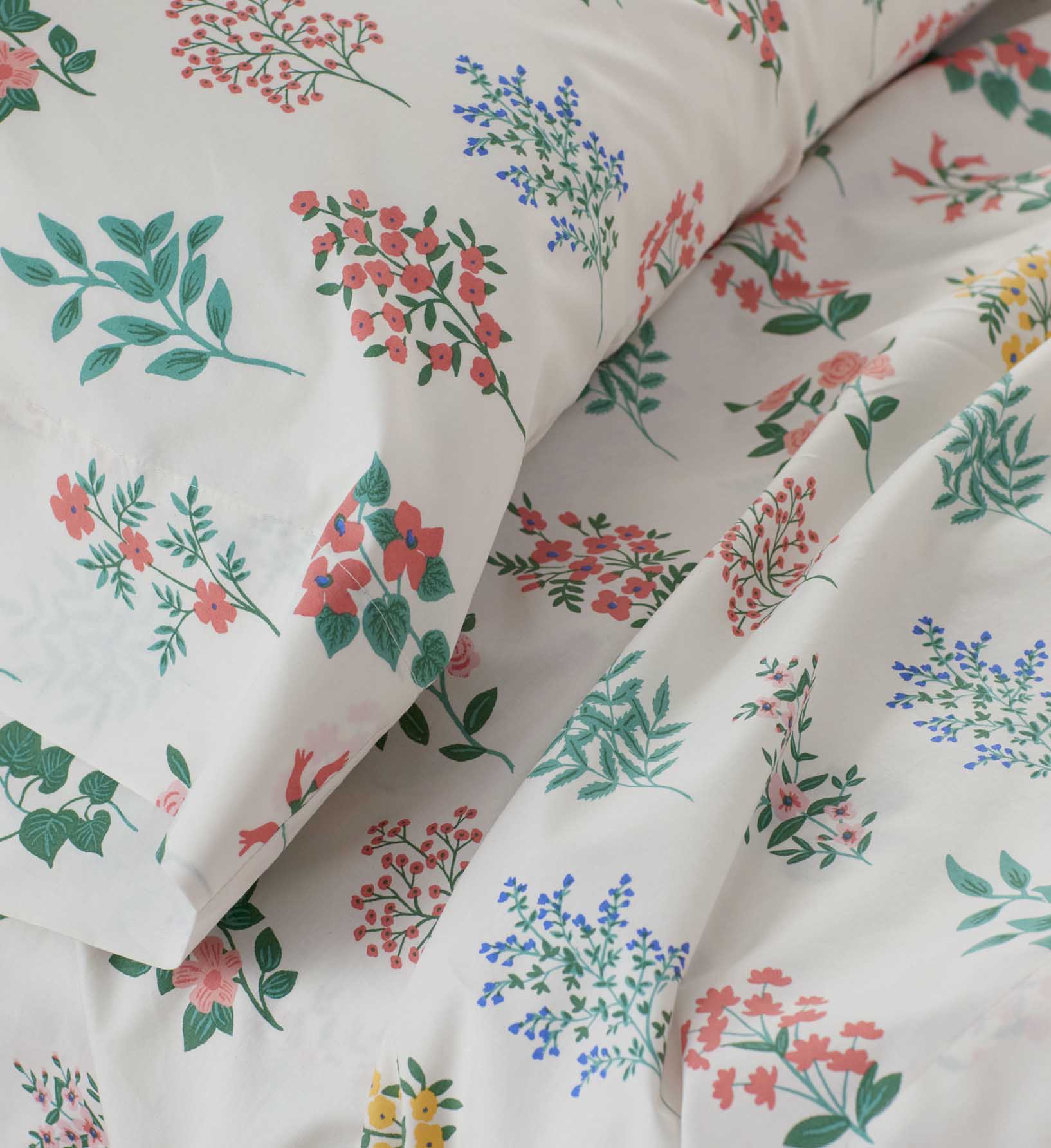 Percale Fitted Sheet - Hawthorne