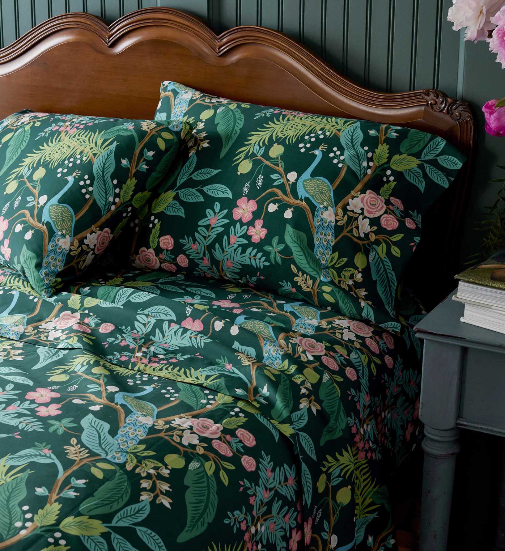 Sateen Sheet Set - Peacock Emerald