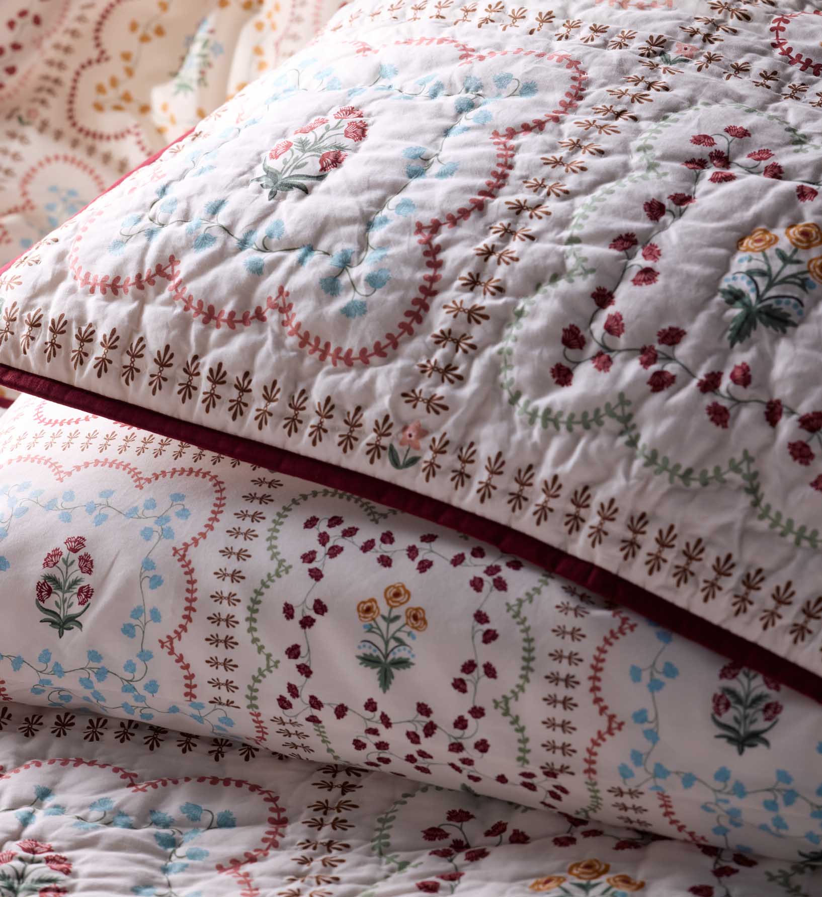 Cotton Quilted Sham - Lottie