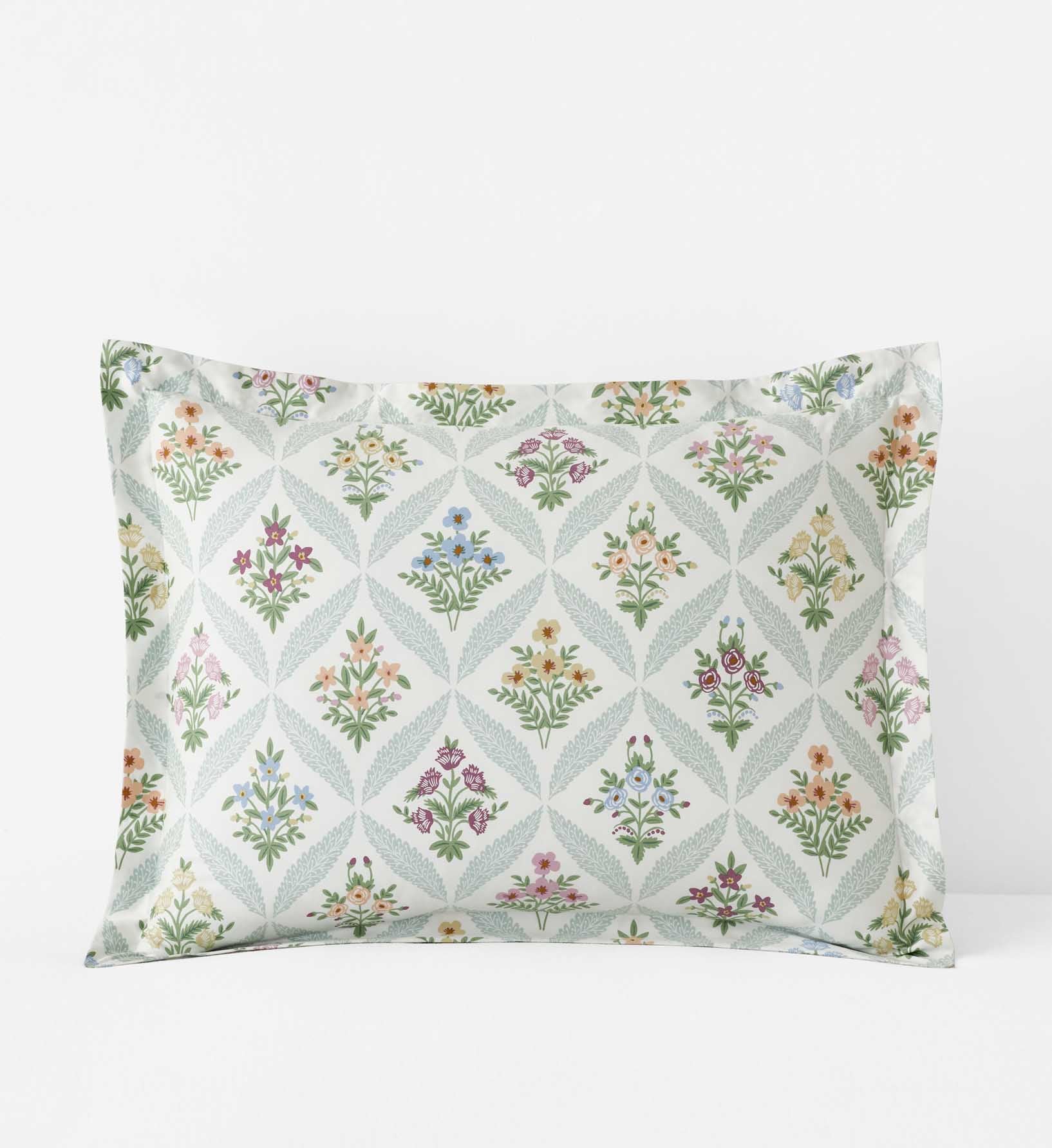 Sateen Sham - Estee Garden