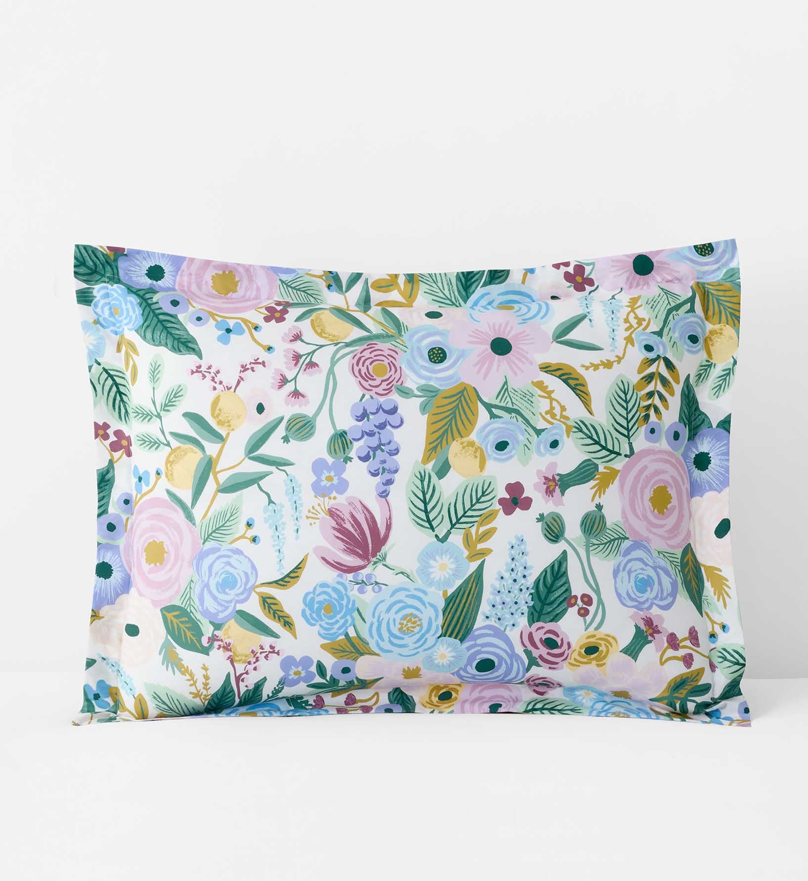 Percale Sham - Garden Party Lilac