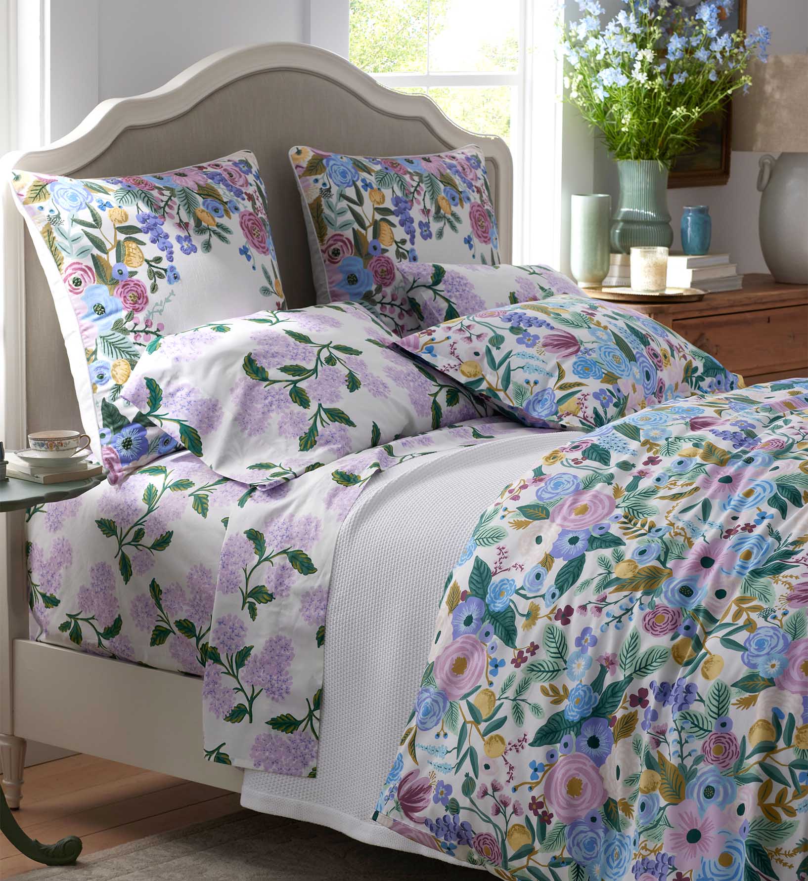 Percale Sheet Set - Hydrangea Lilac
