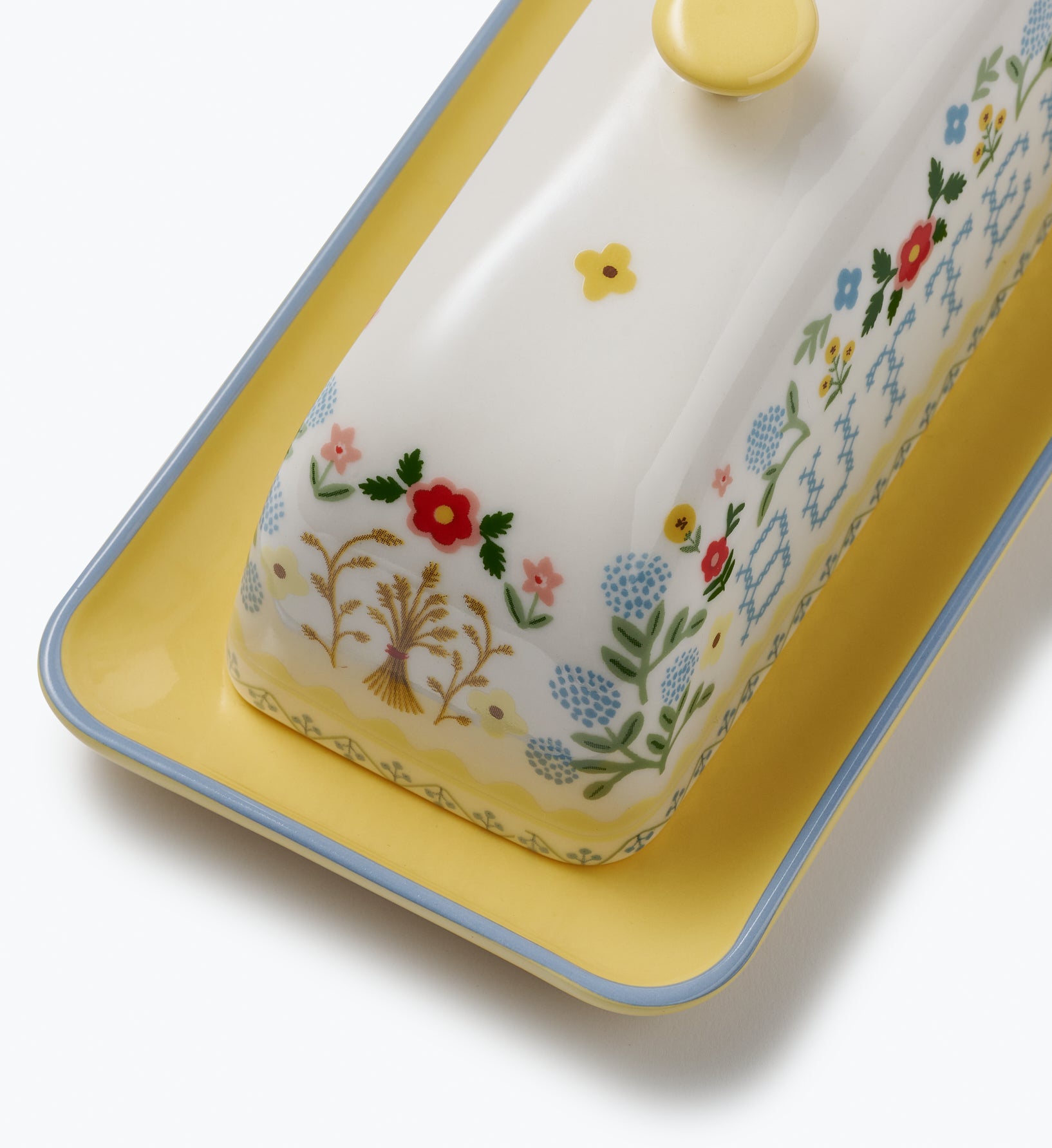 Porcelain Butter Dish - Home Sweet Home