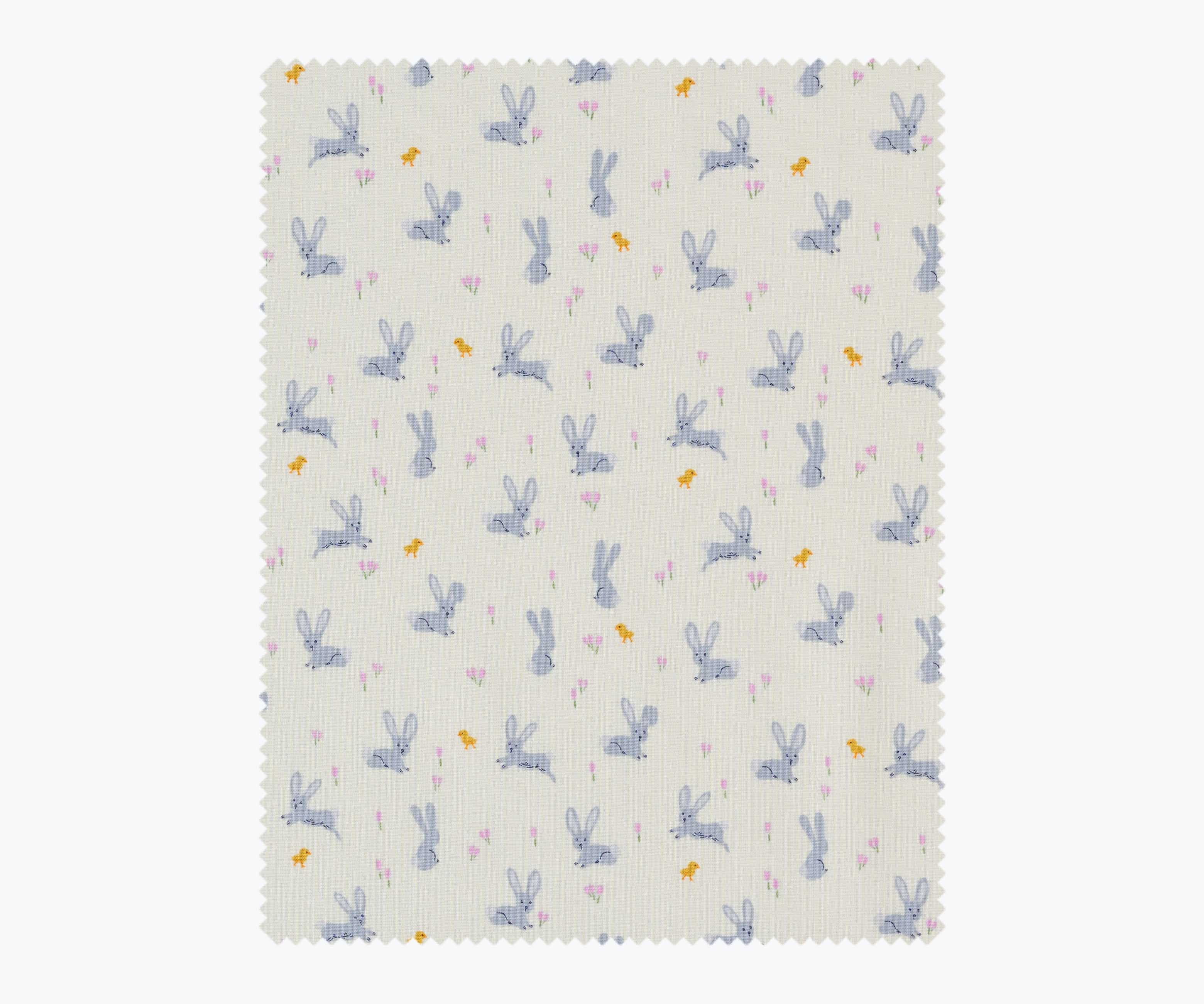 Bunnies Cotton Fabric - Cream