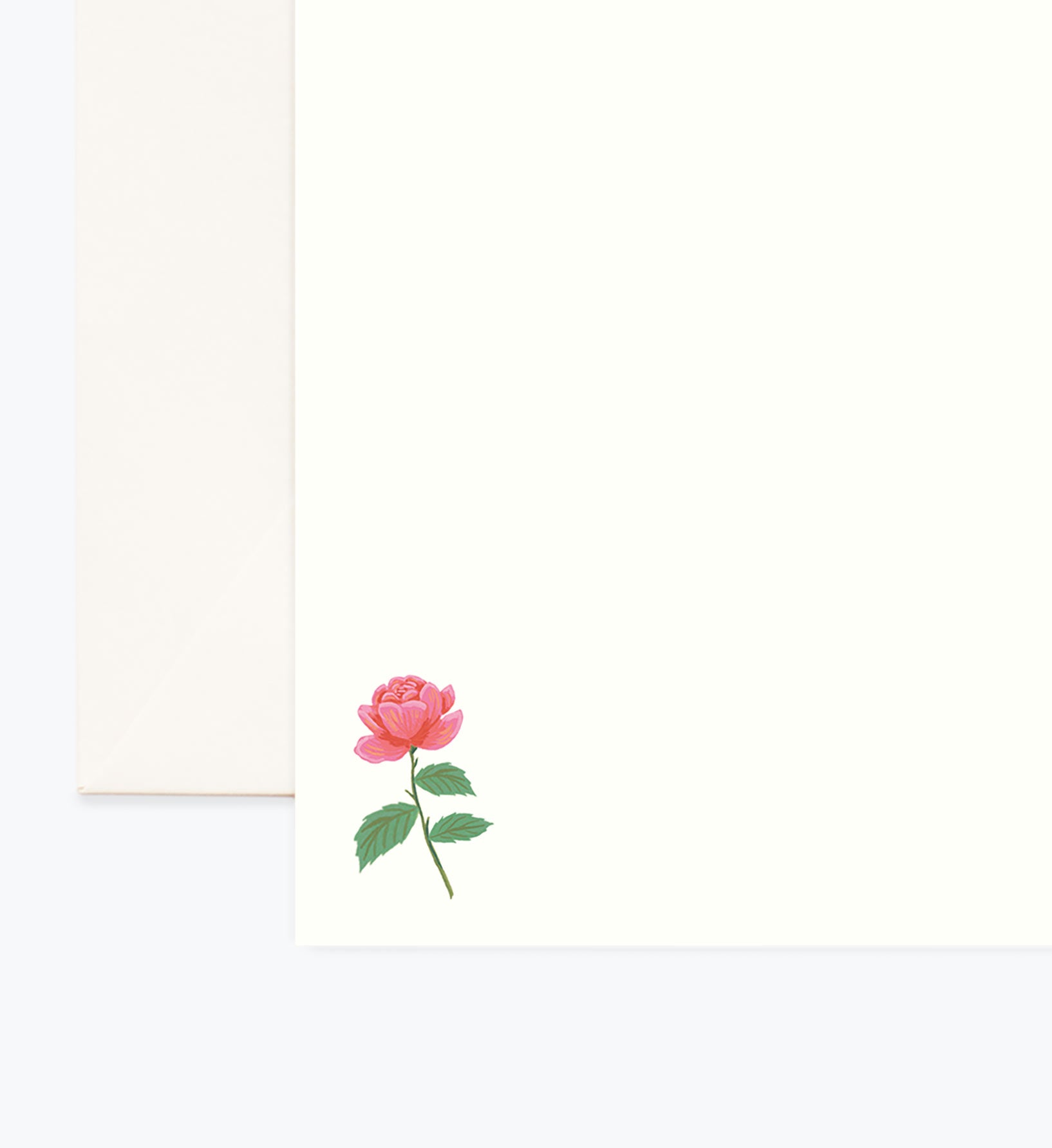 Floral Personalized Stationery  - Garden Roses
