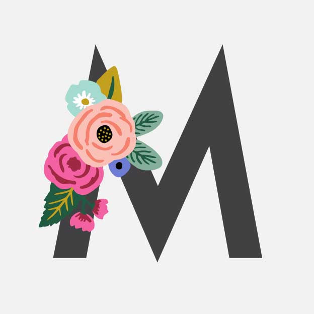 Monogram Personalized Stationery - M