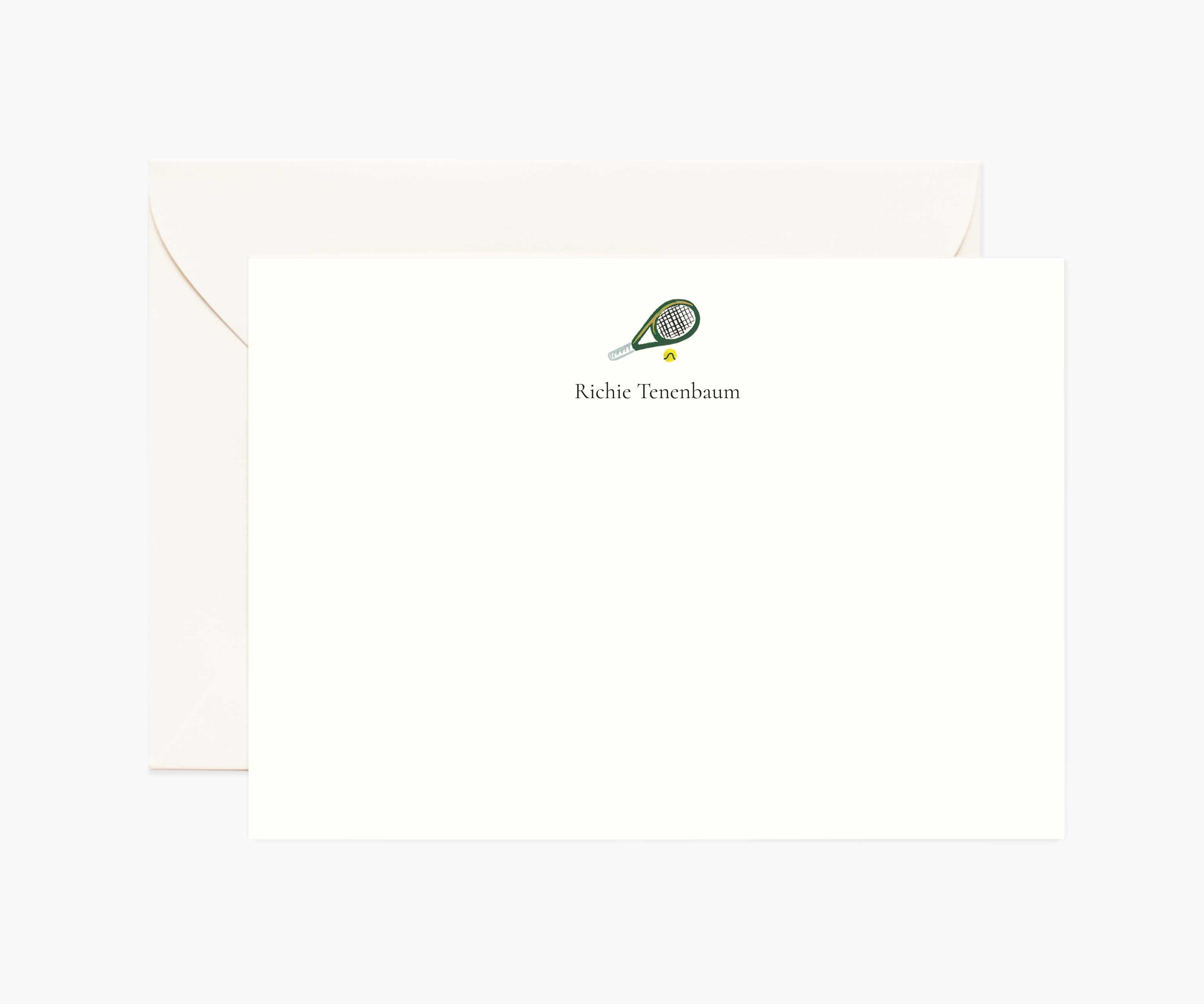Activities Personalized Stationery  - Tennis
