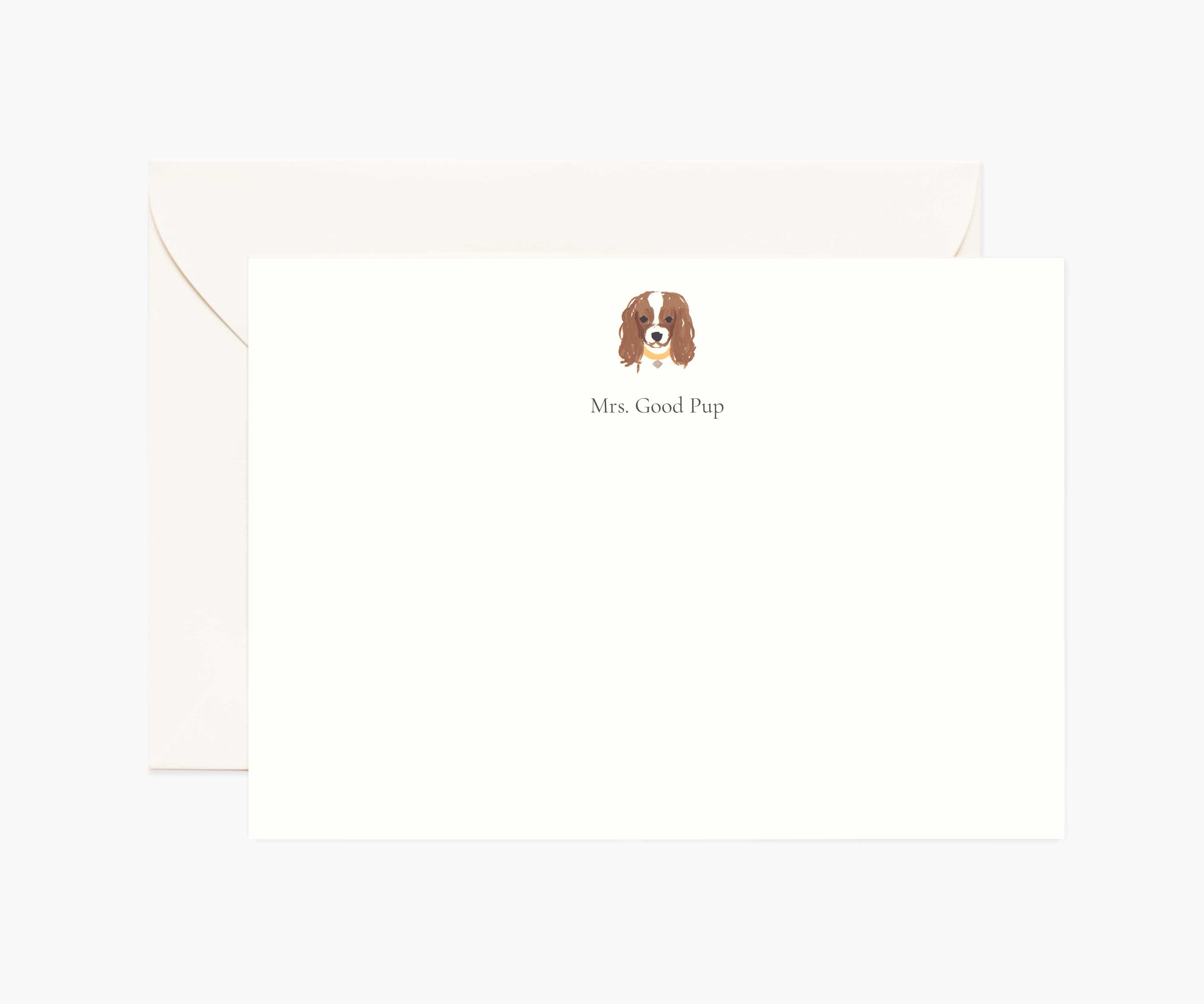 Pets Personalized Stationery - Dog 3