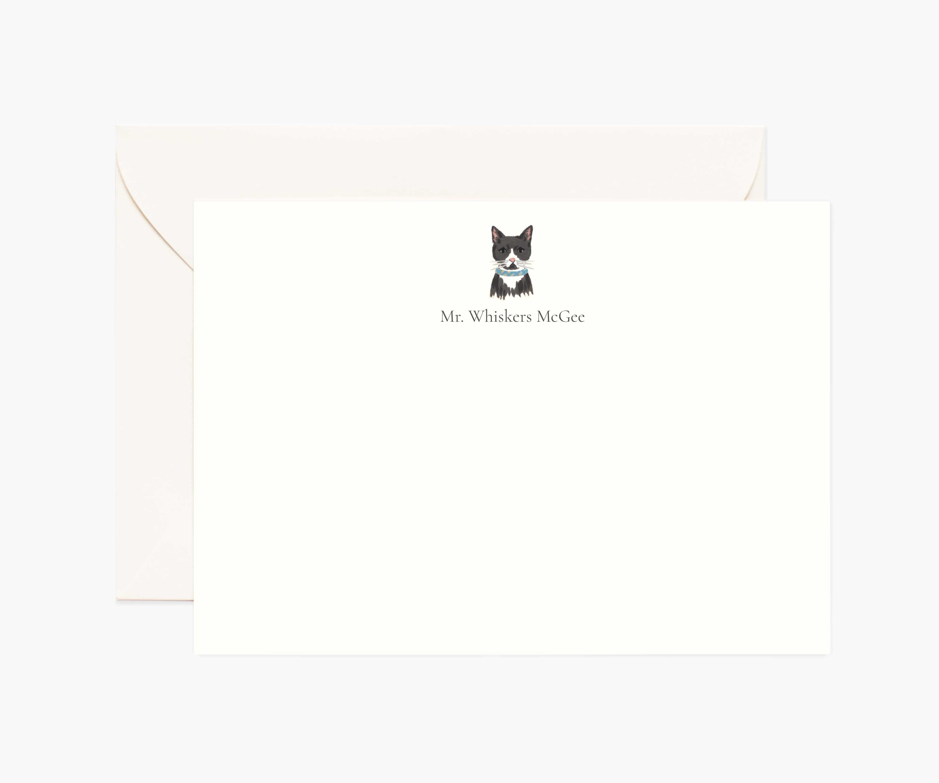 Pets Personalized Stationery - Cat 1