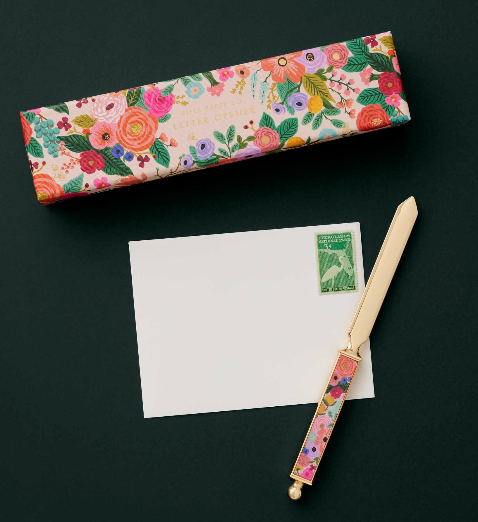 Garden Party Brass Letter Opener