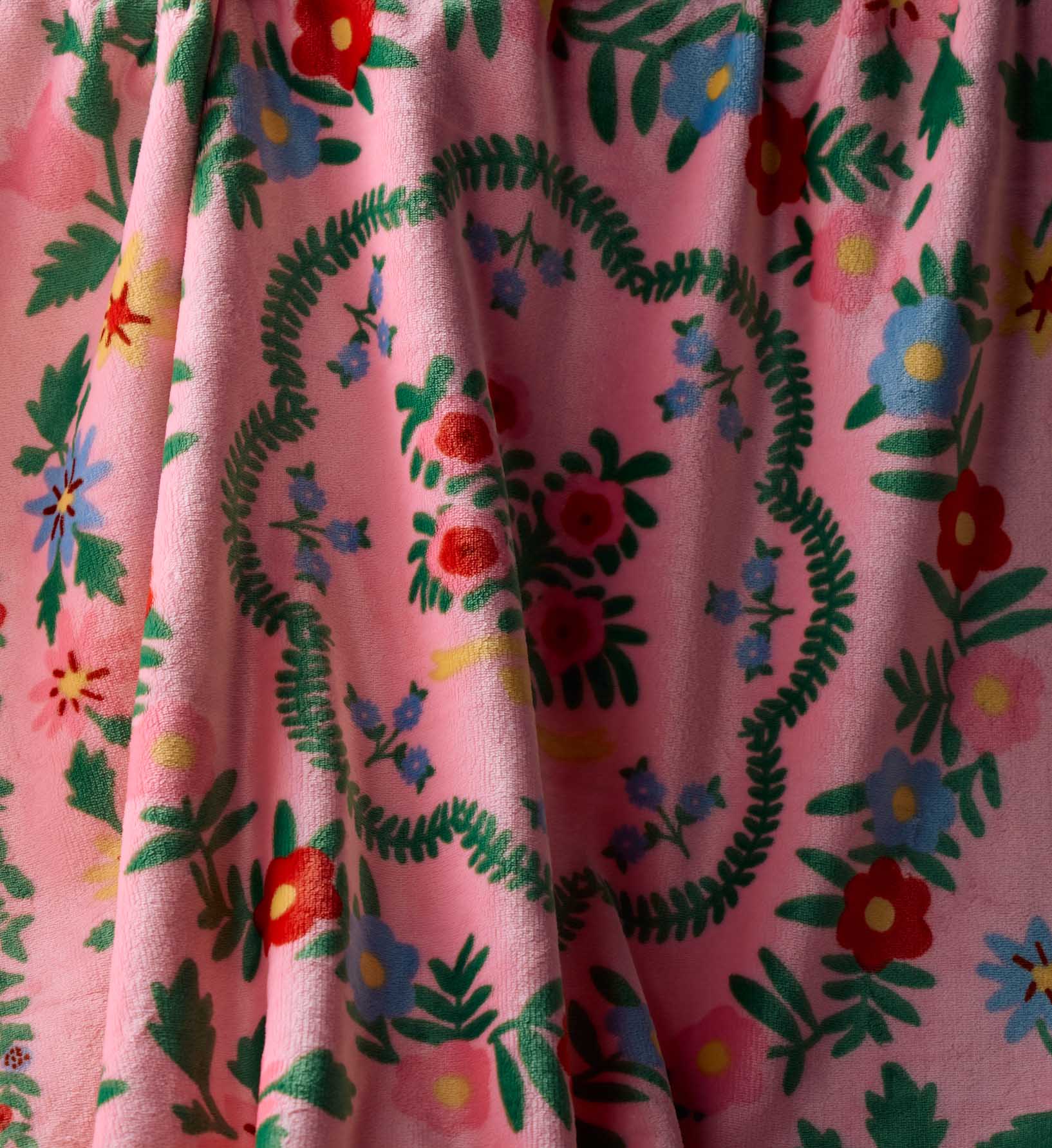 Fleece Blanket - Rosette