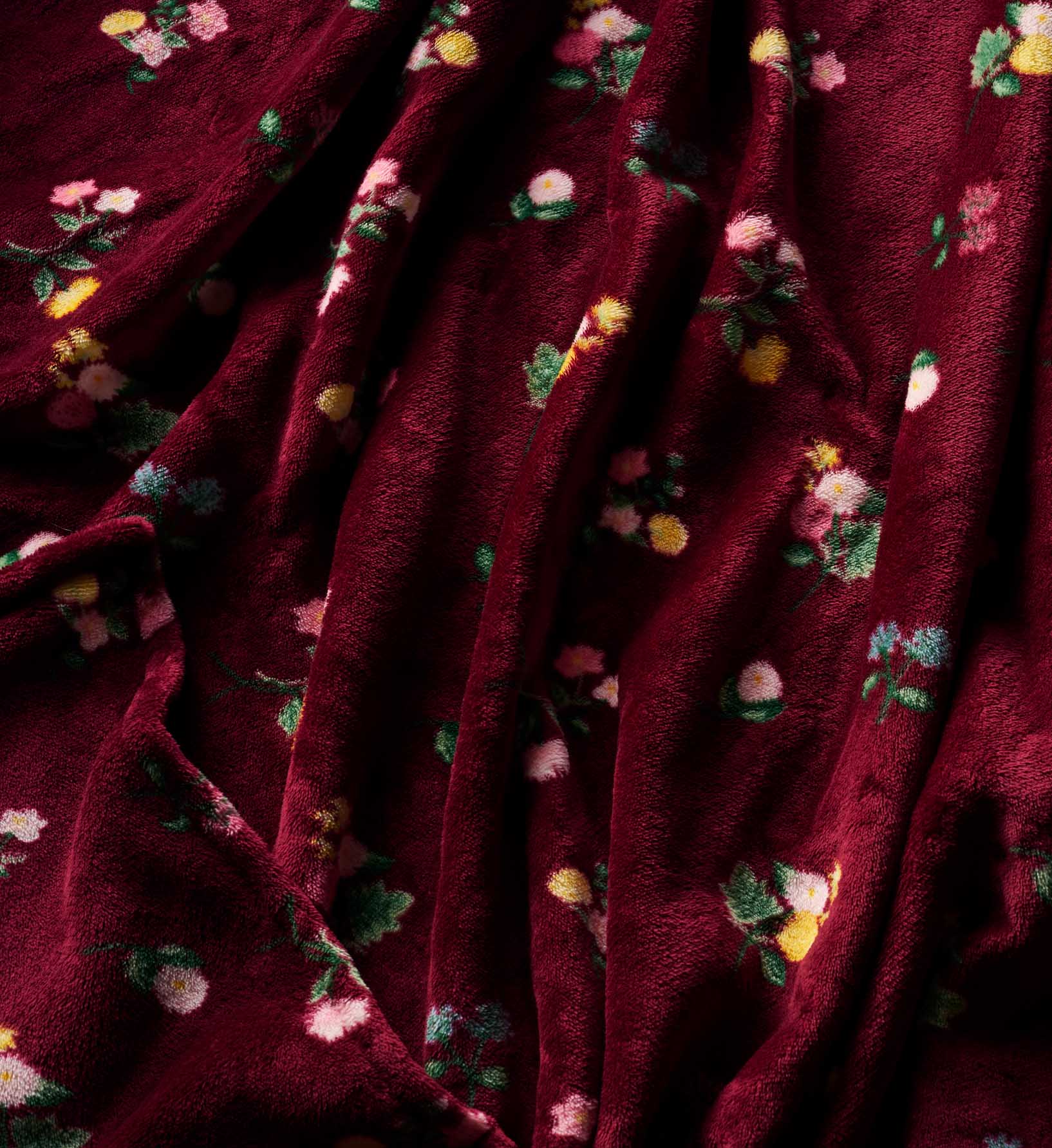 Travel Fleece Blanket - Ditsy Dahlia