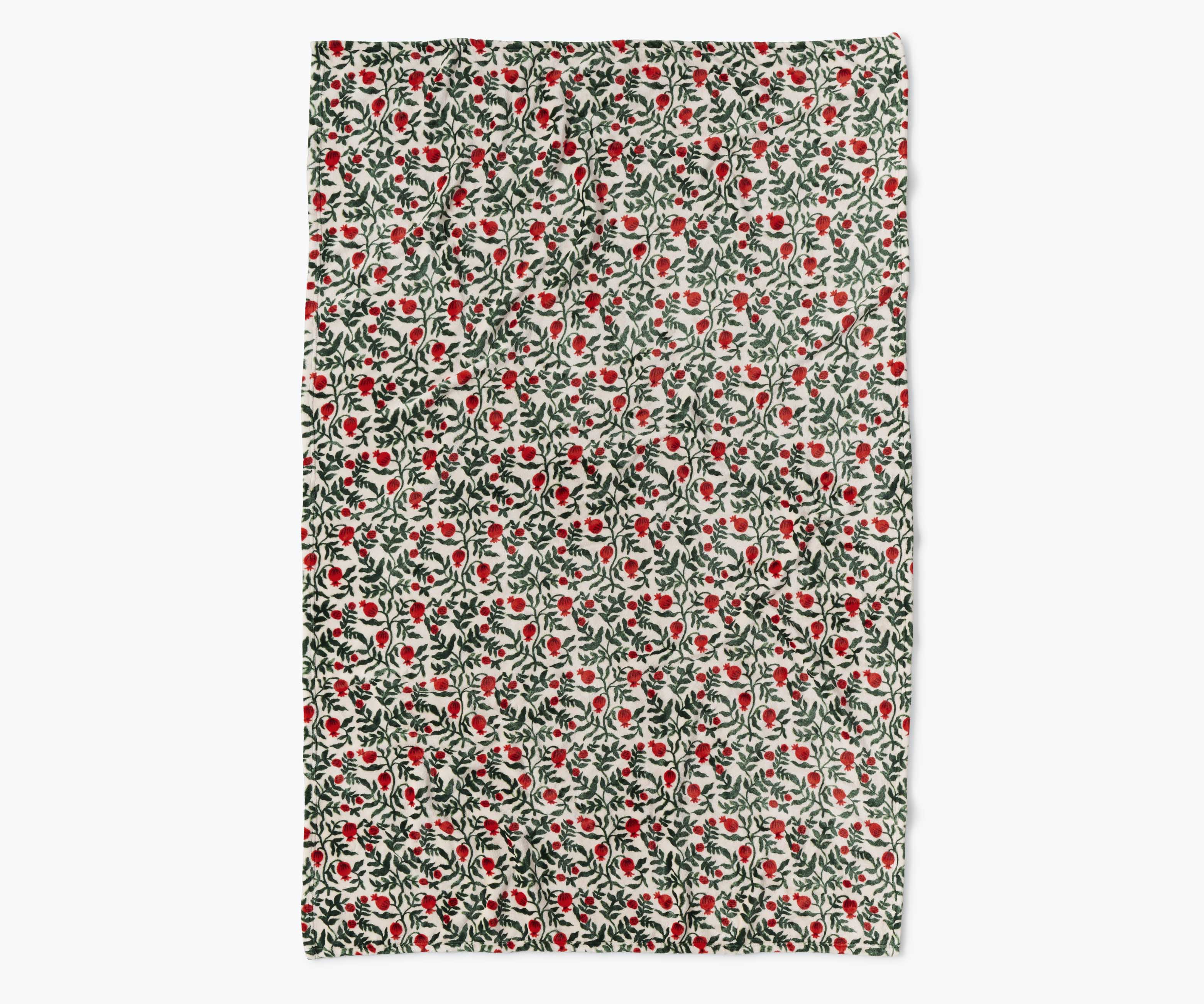Fleece Blanket - Christmastide Pomegranate