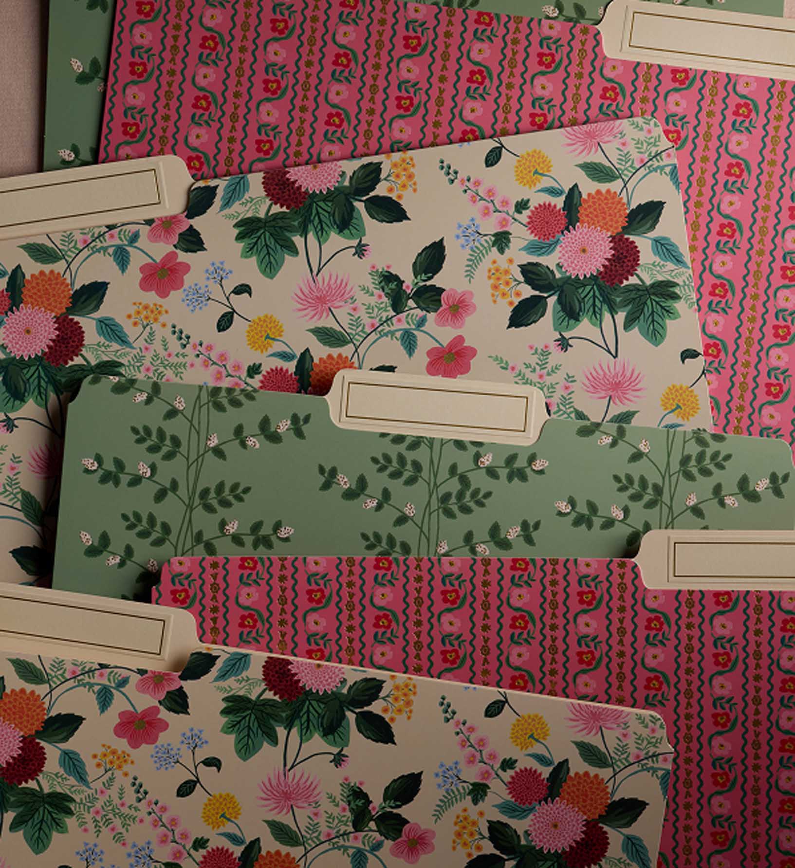 Assorted File Folders - Dahlia