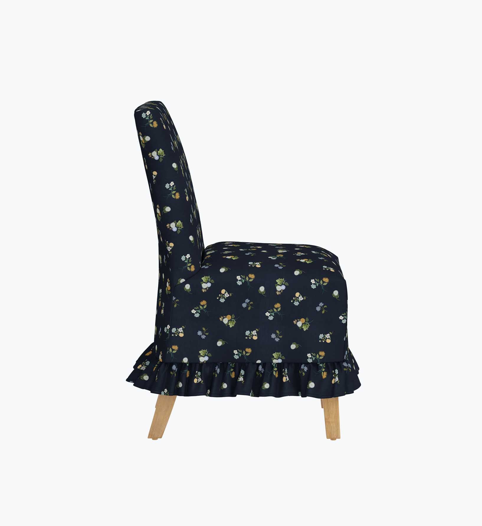 Louise Slipcover - Ditsy Dahlia Navy