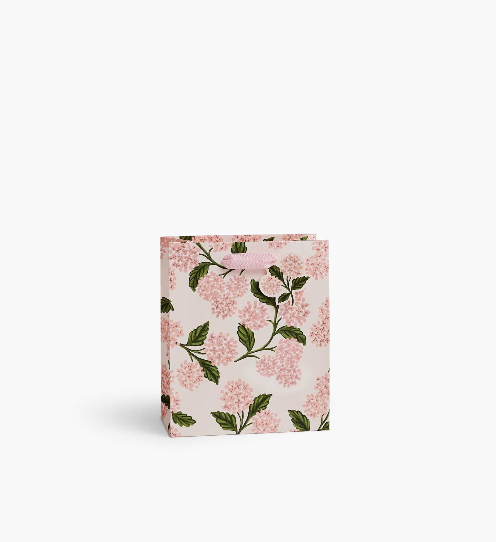 Pink Hydrangea Medium Gift Bag