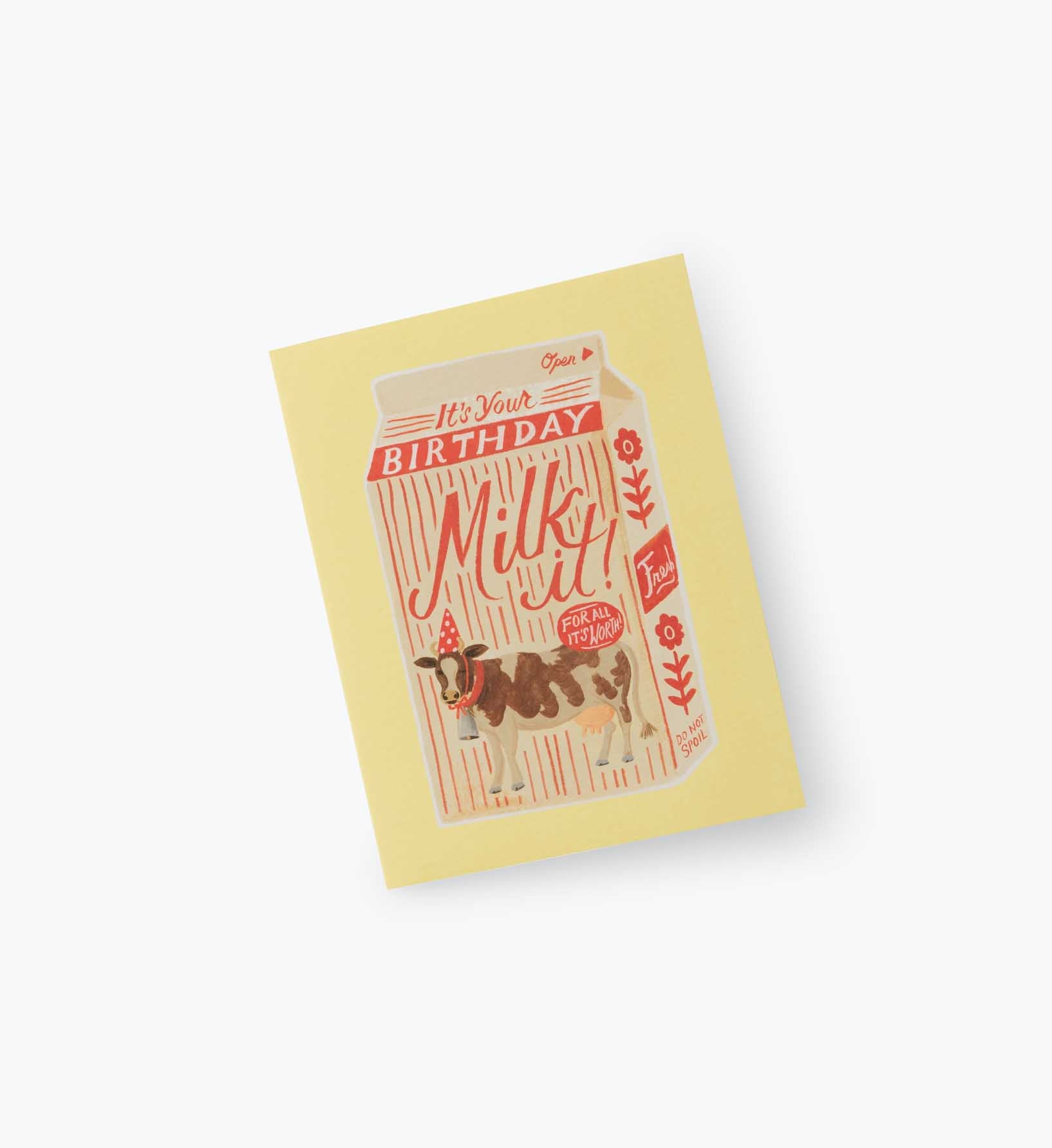 Milk It Birthday Card