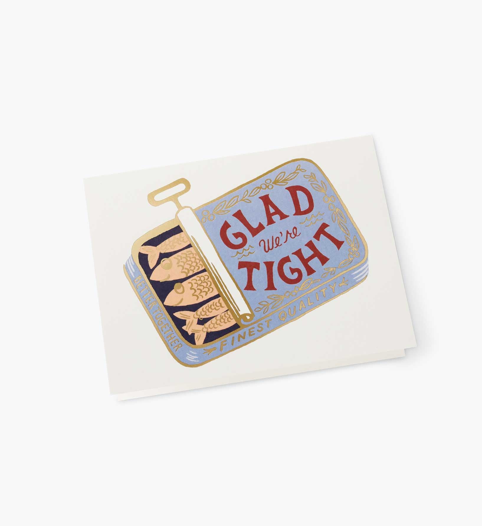Tight as Sardines Card
