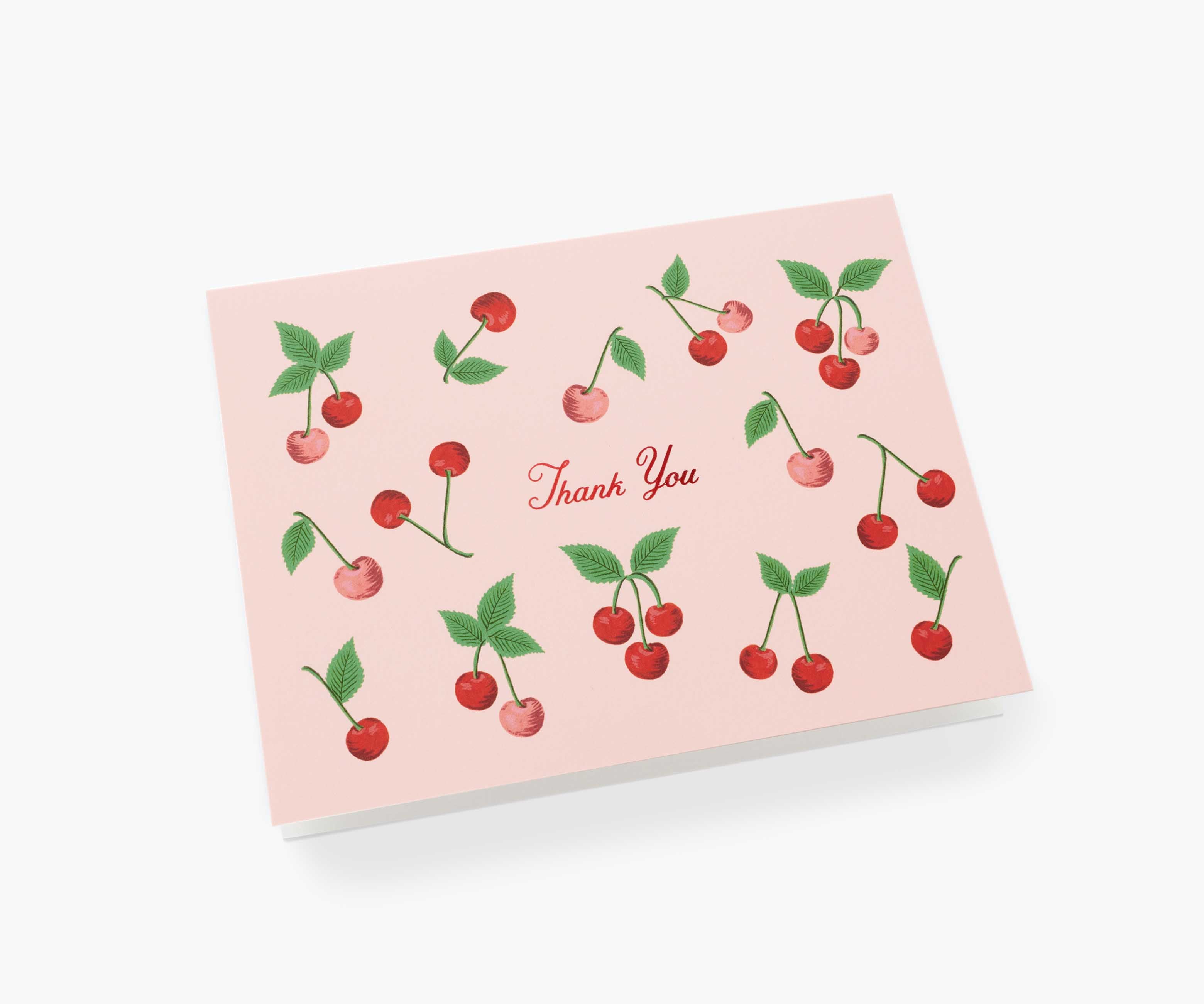Cherries Thank You Card