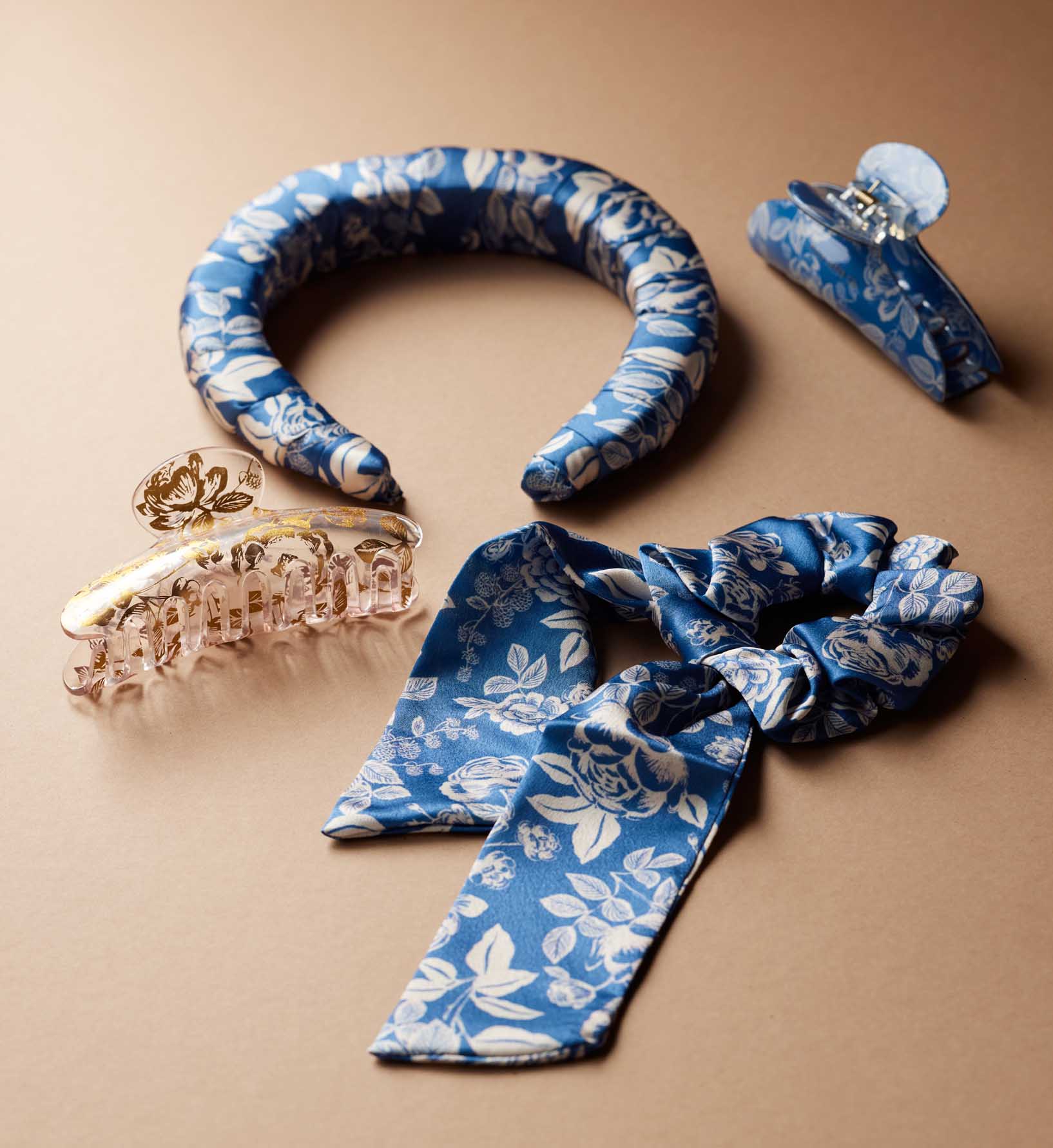 Wrapped Headband - English Rose