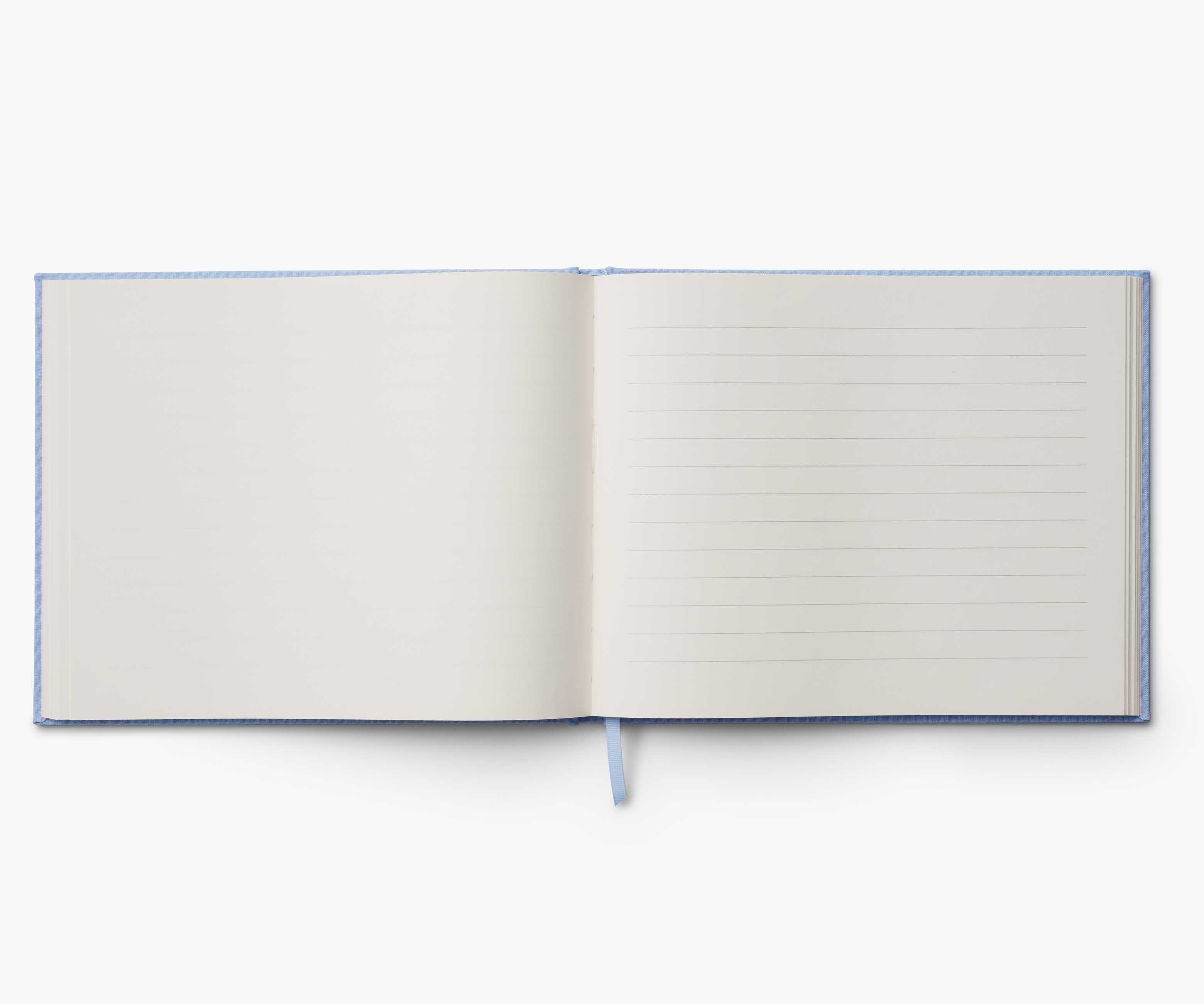 Embroidered Guest Book - Hydrangea