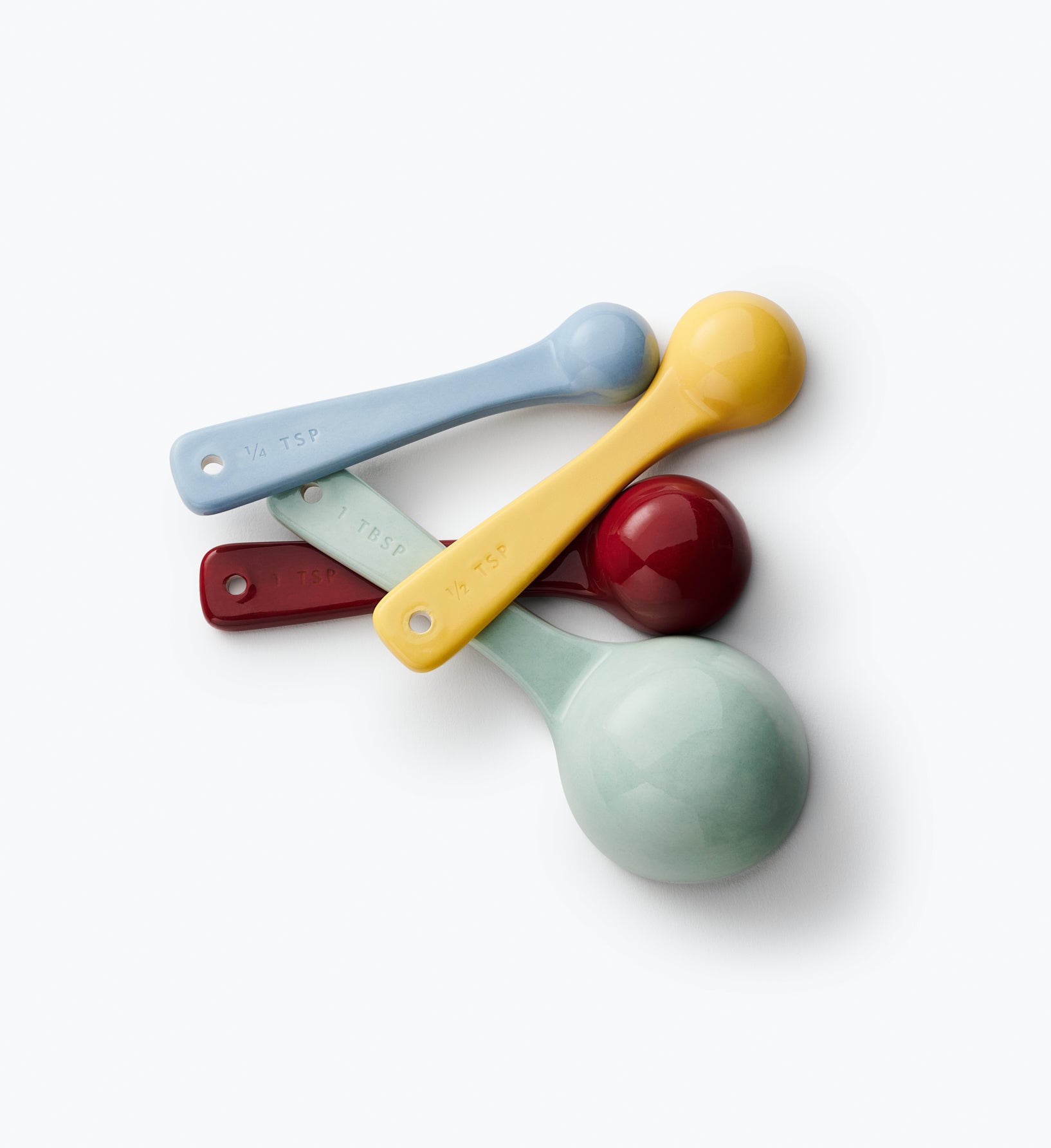 Porcelain Measuring Spoons - Home Sweet Home