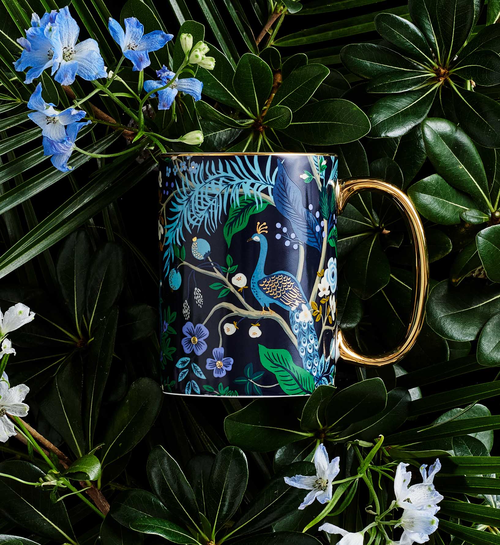 Porcelain Mug - Peacock