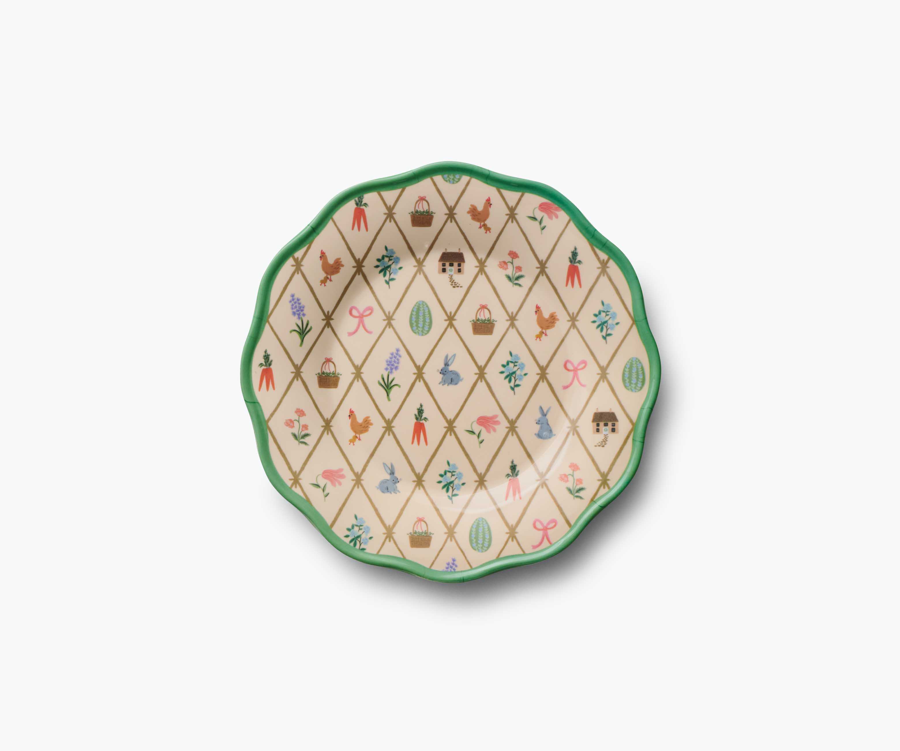 Melamine Assorted Dessert Plates - Spring Farm