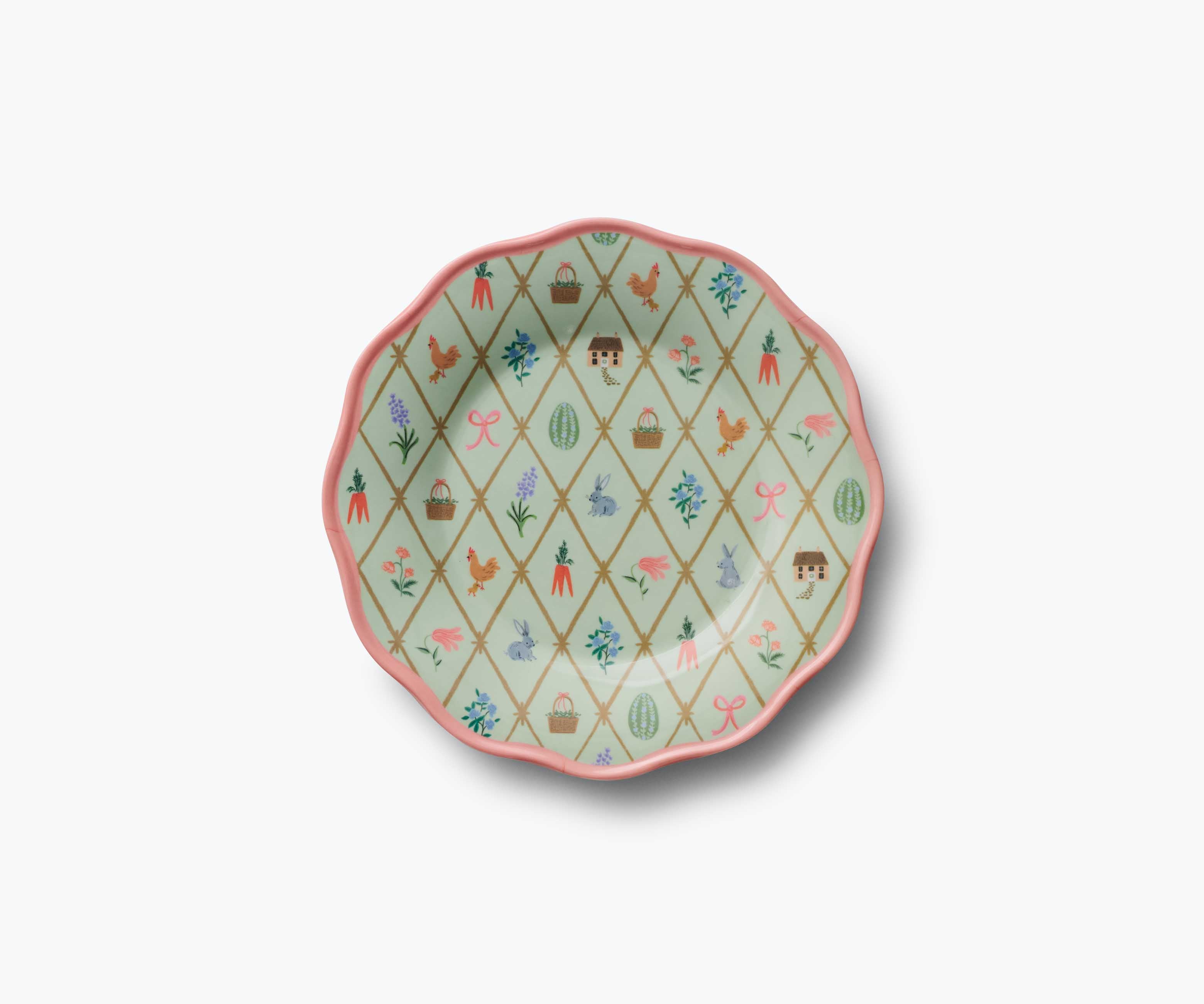 Melamine Assorted Dessert Plates - Spring Farm
