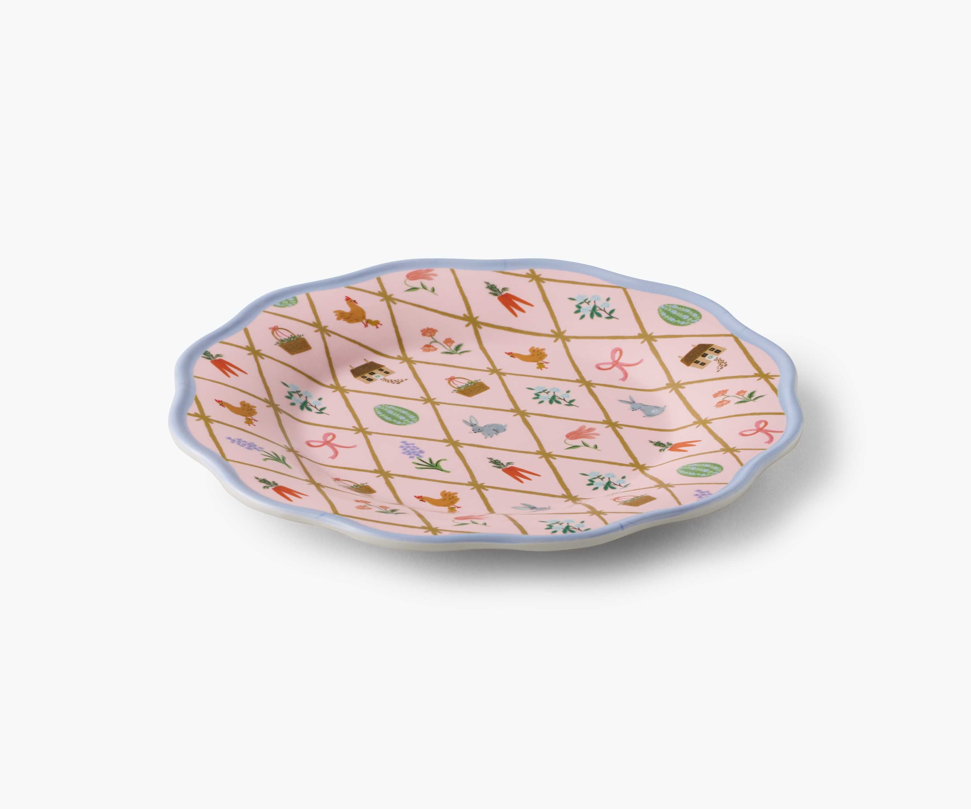 Melamine Assorted Dessert Plates - Spring Farm