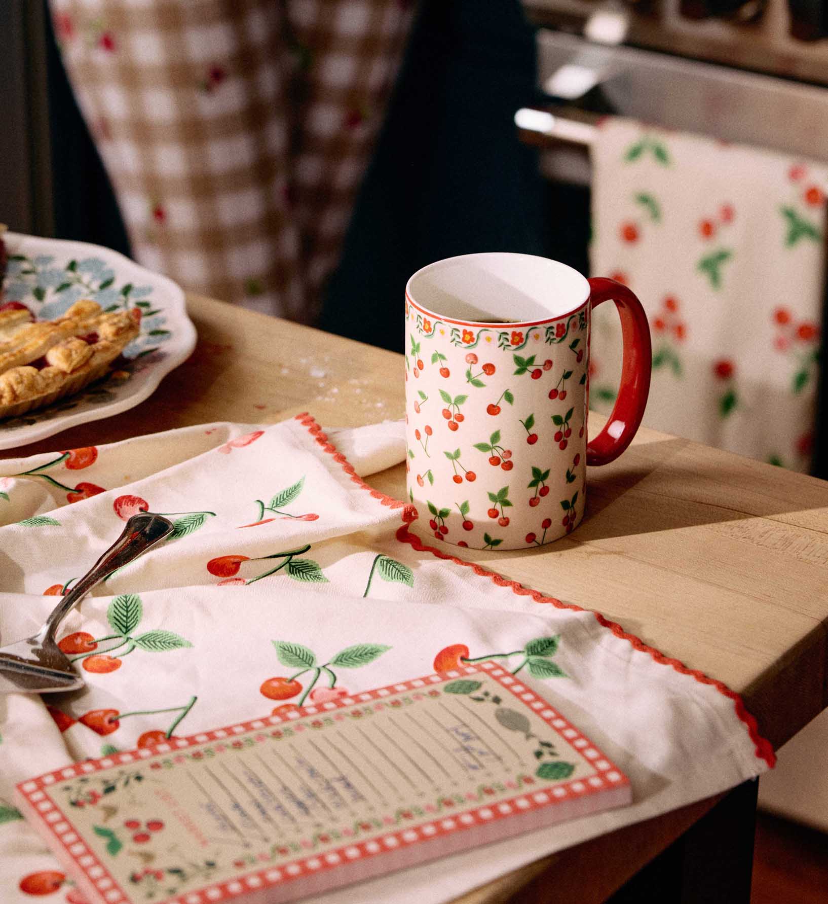 Porcelain Mug - Cherries