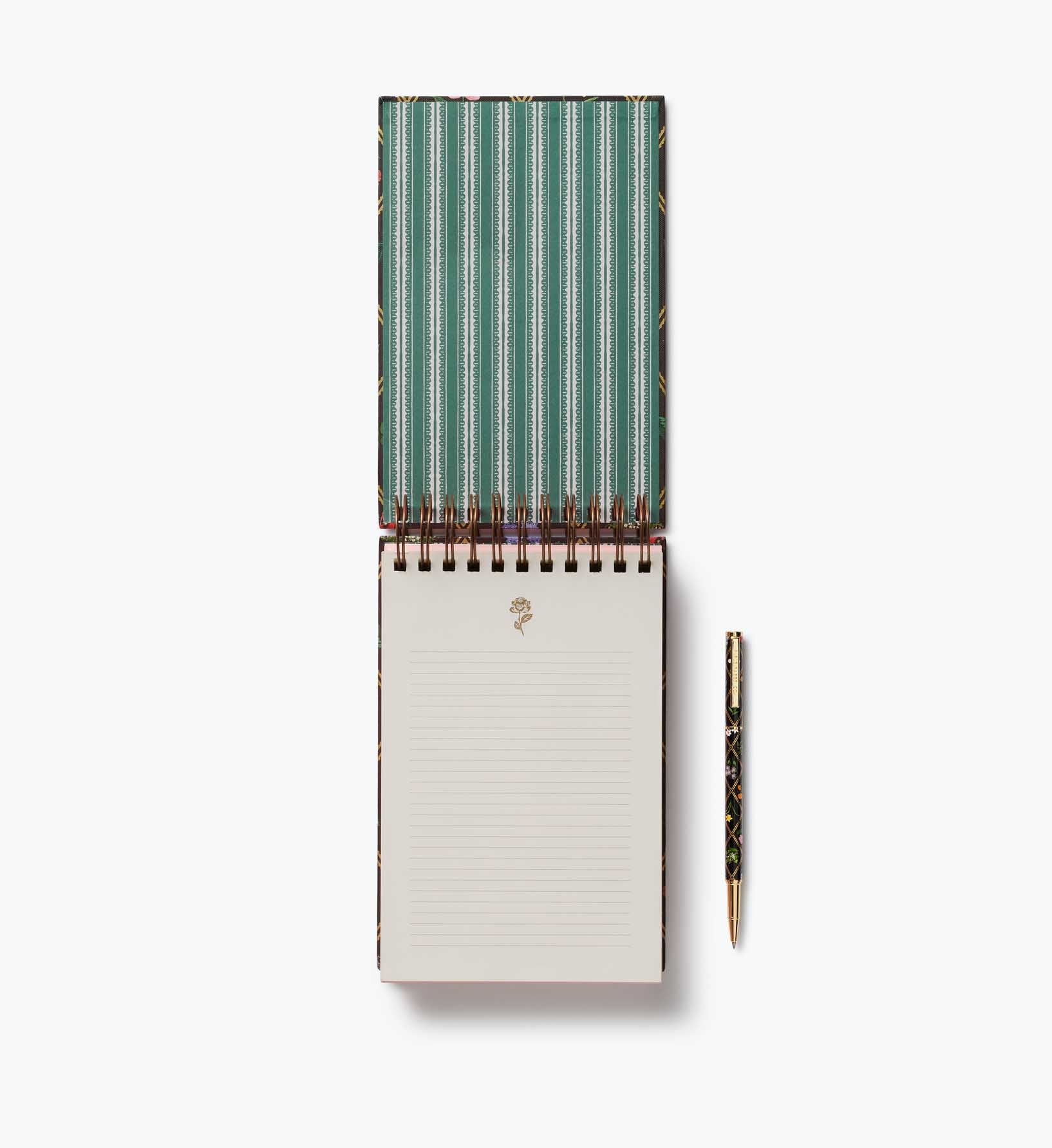 Desktop Spiral Notepad - Garden Study