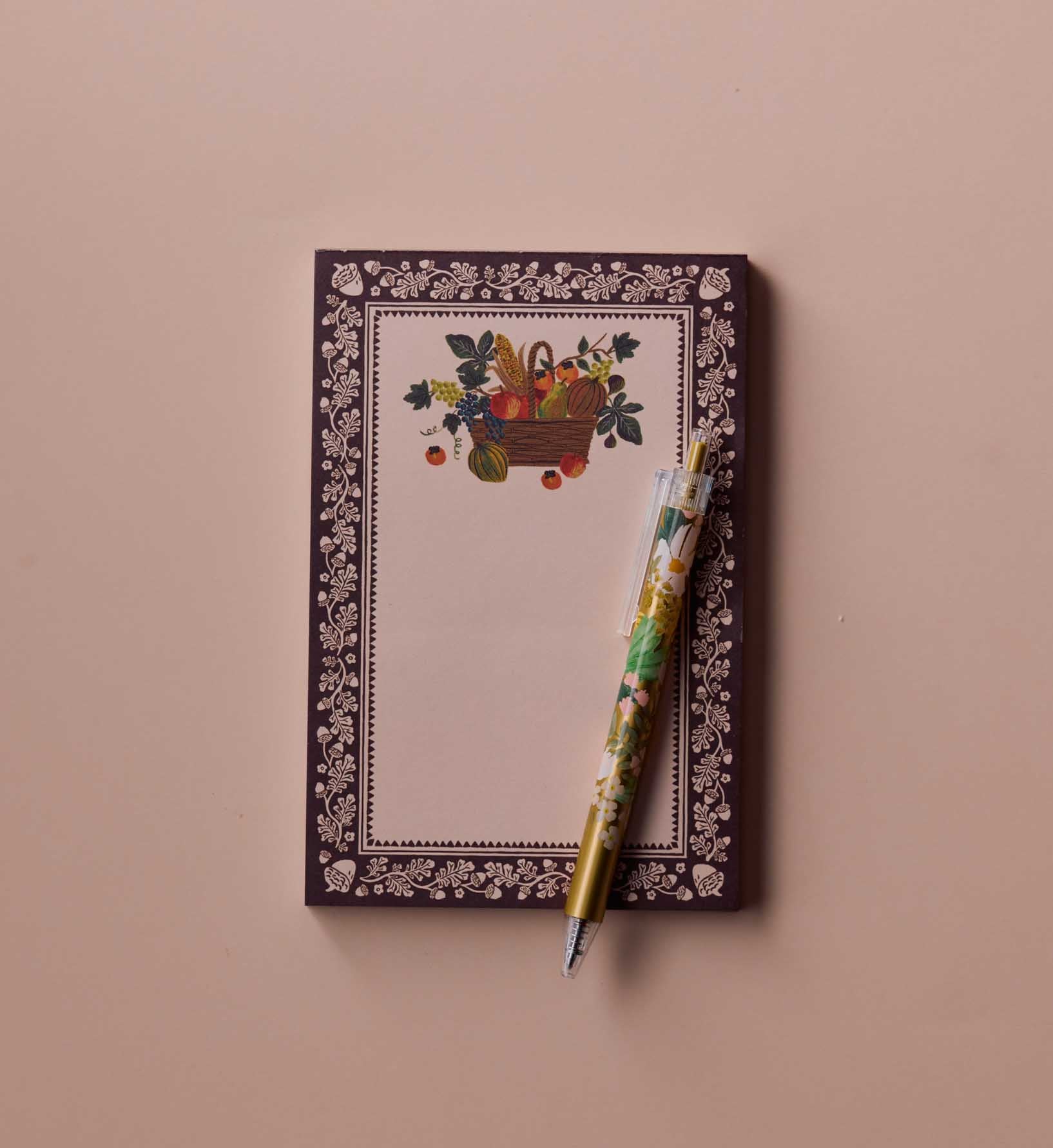 Blank Notepad - Harvest