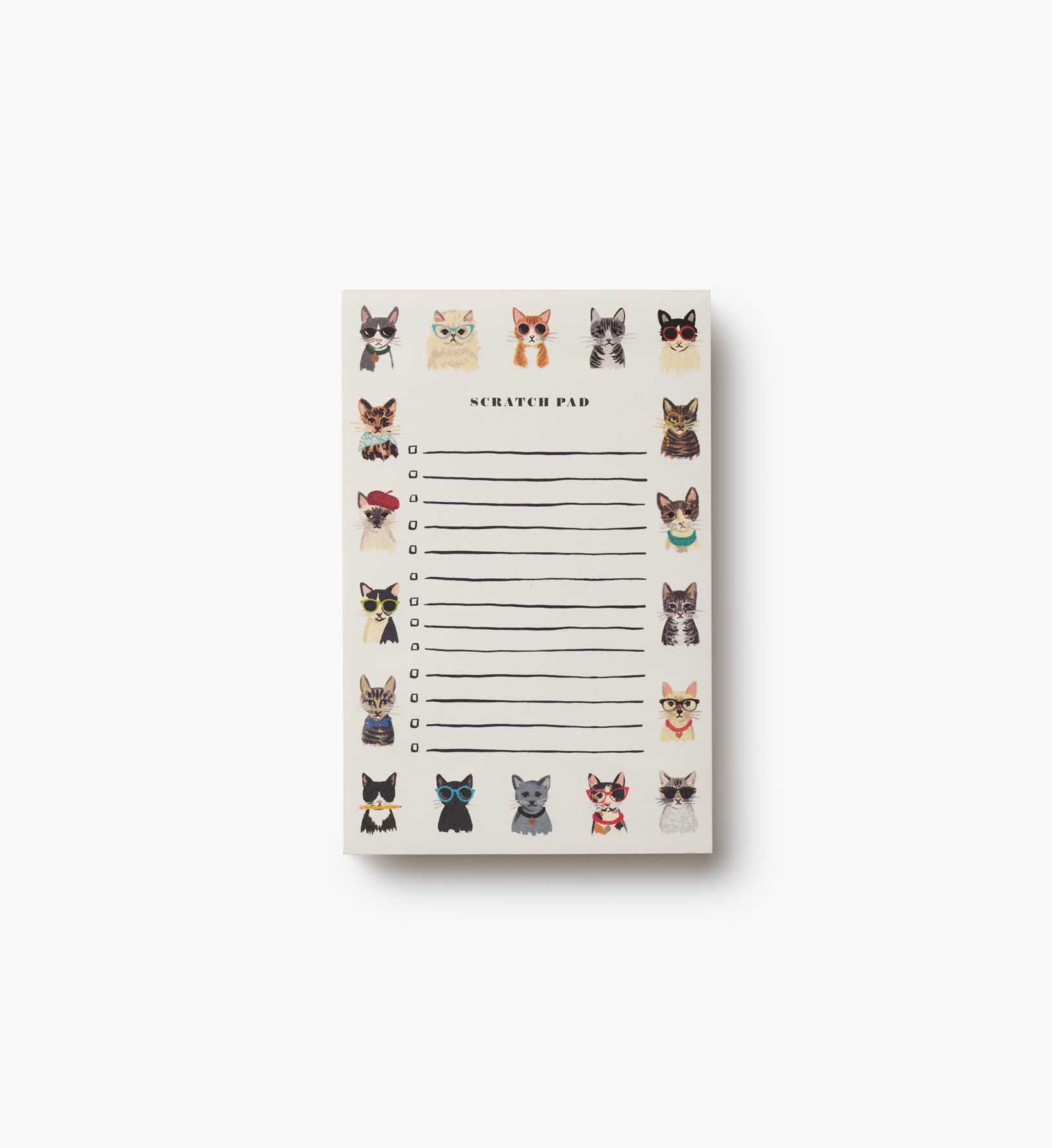 Checklist Notepad - Cool Cats