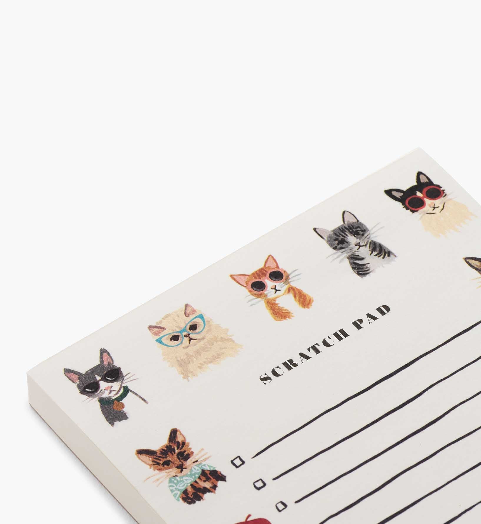 Checklist Notepad - Cool Cats