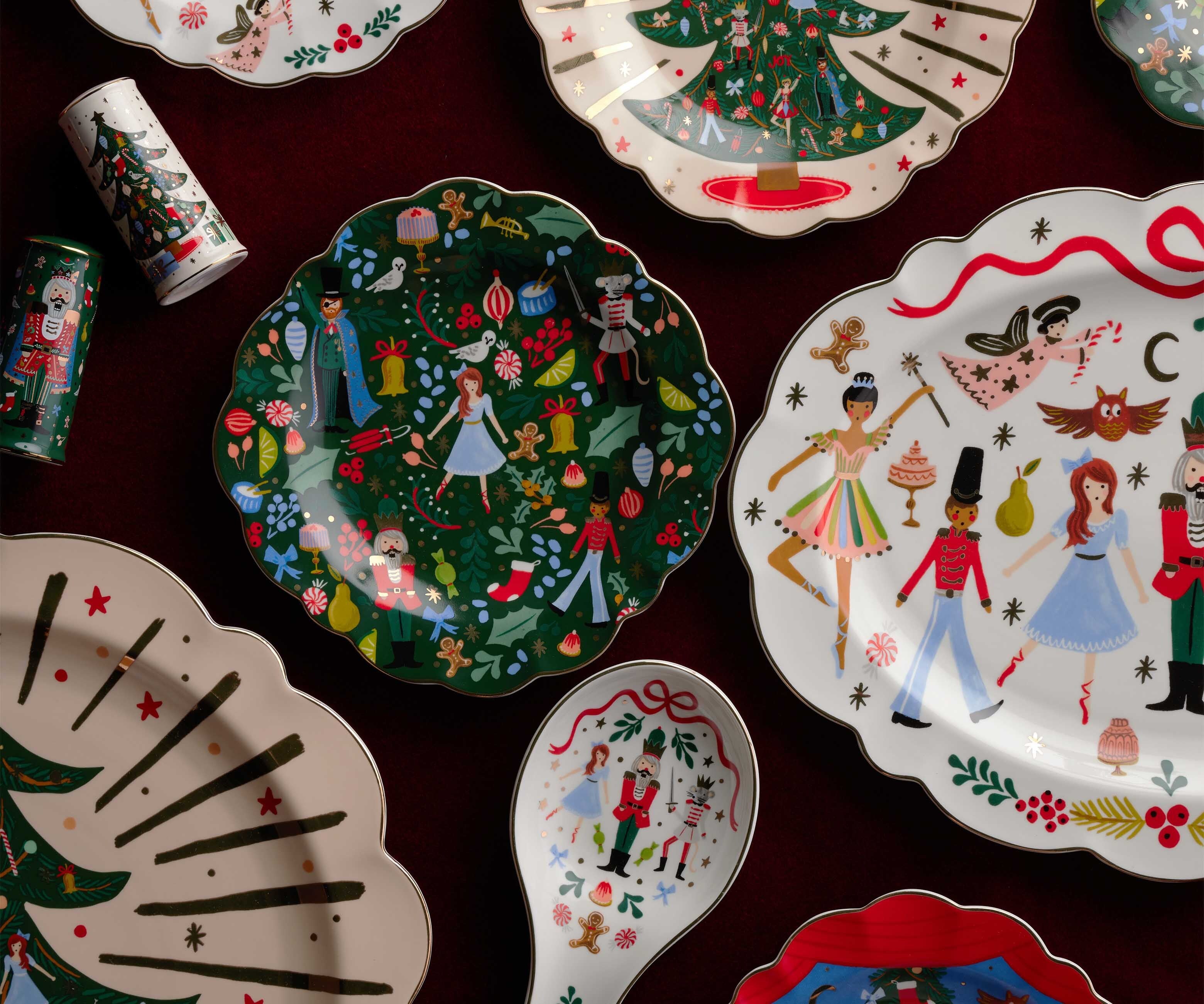 Porcelain Spoon Rest - Nutcracker