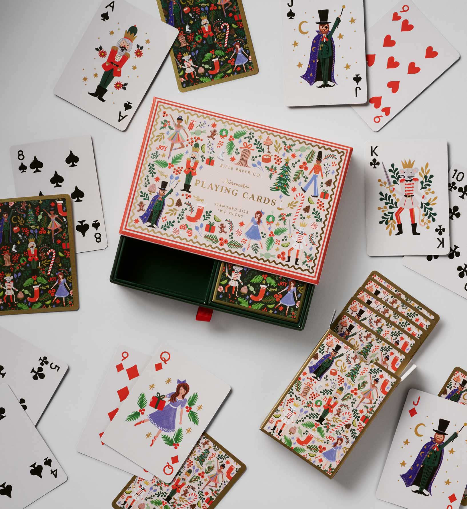 Playing Card Set - Holly Jolly Nutcracker