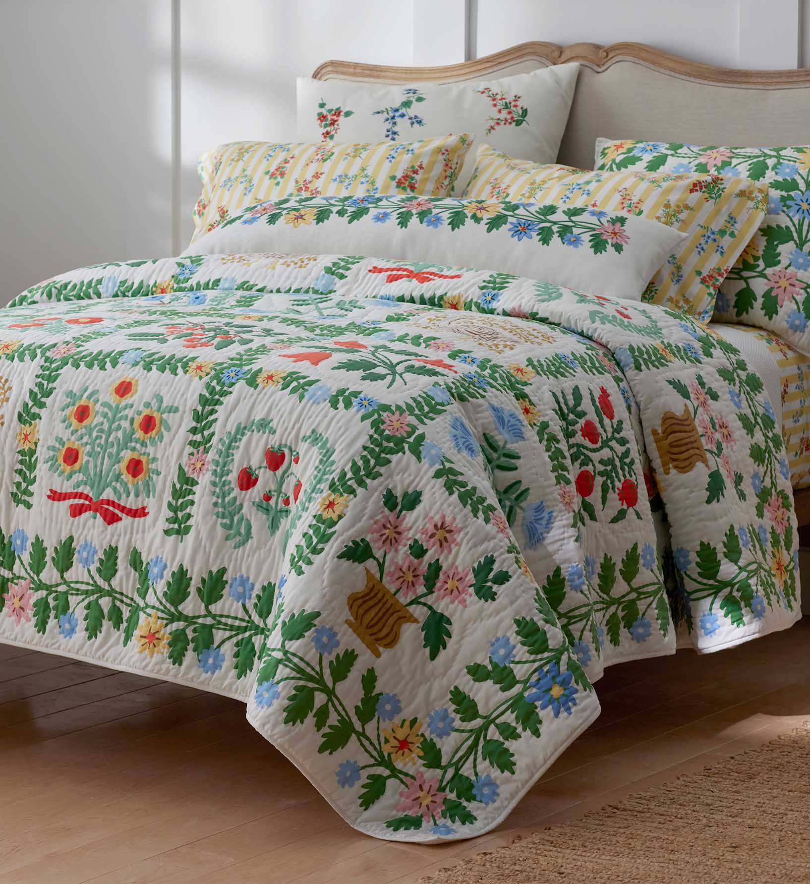 Embroidered Pillow Cover - Amelia