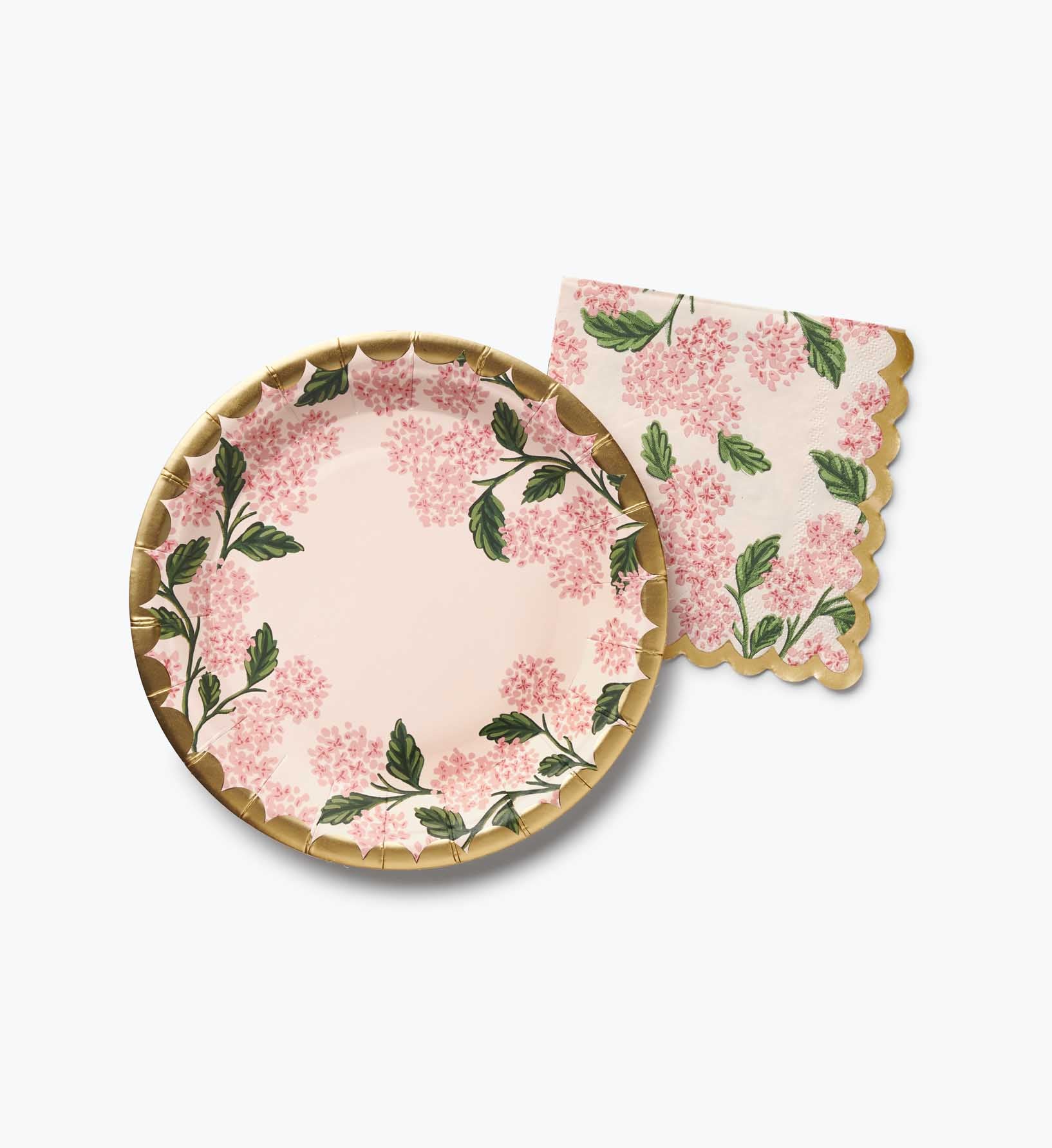 Cocktail Napkins - Pink Hydrangea