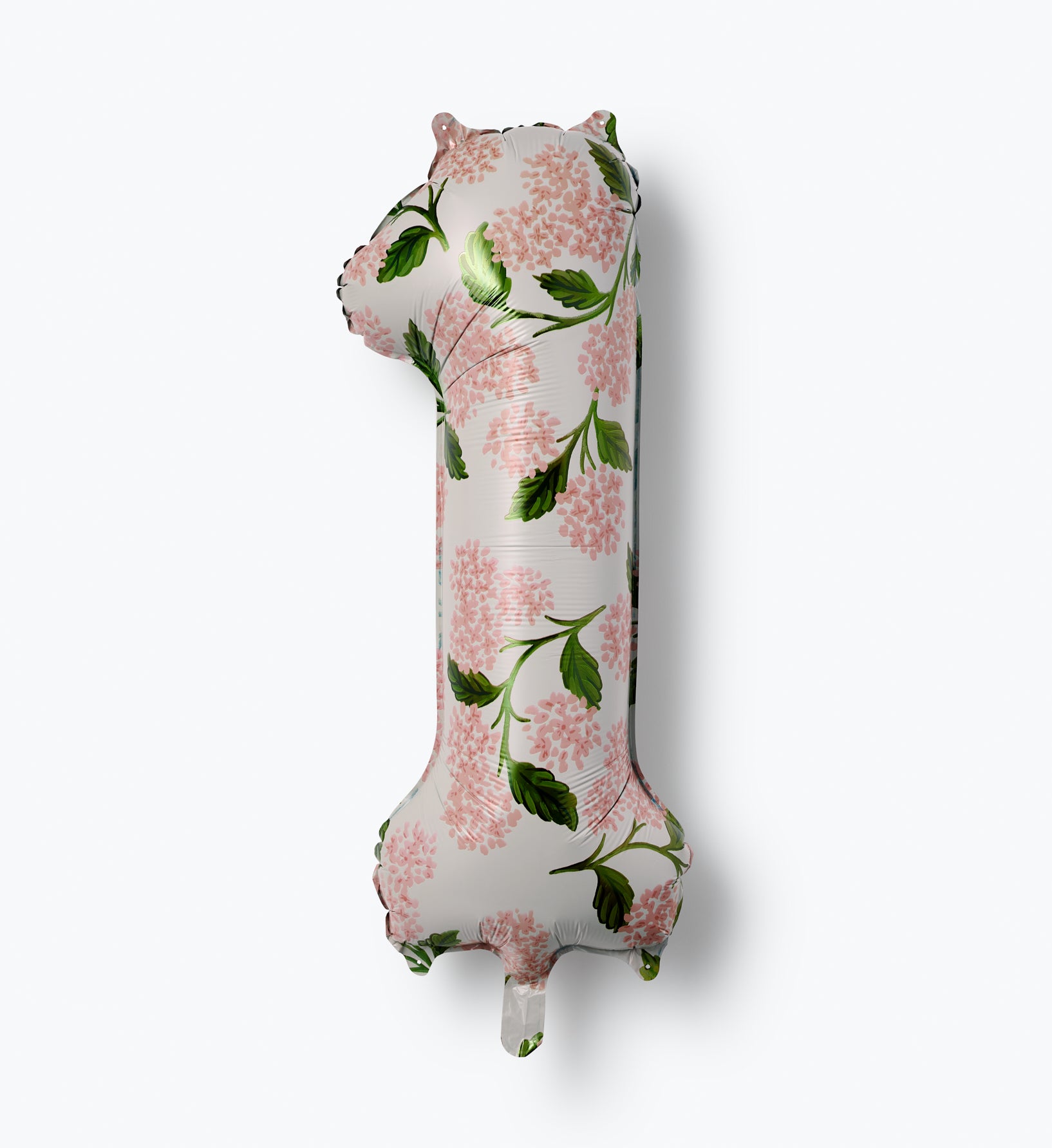 Numbered Foil Balloon - Pink Hydrangea
