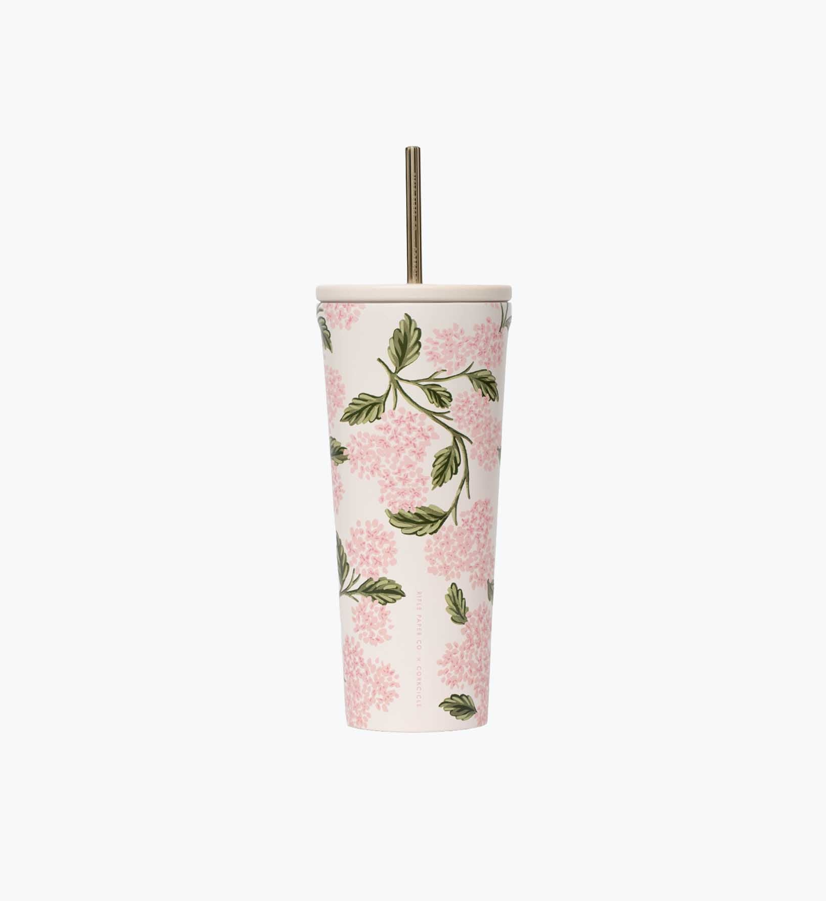24 oz. Cold Cup - Pink Hydrangea