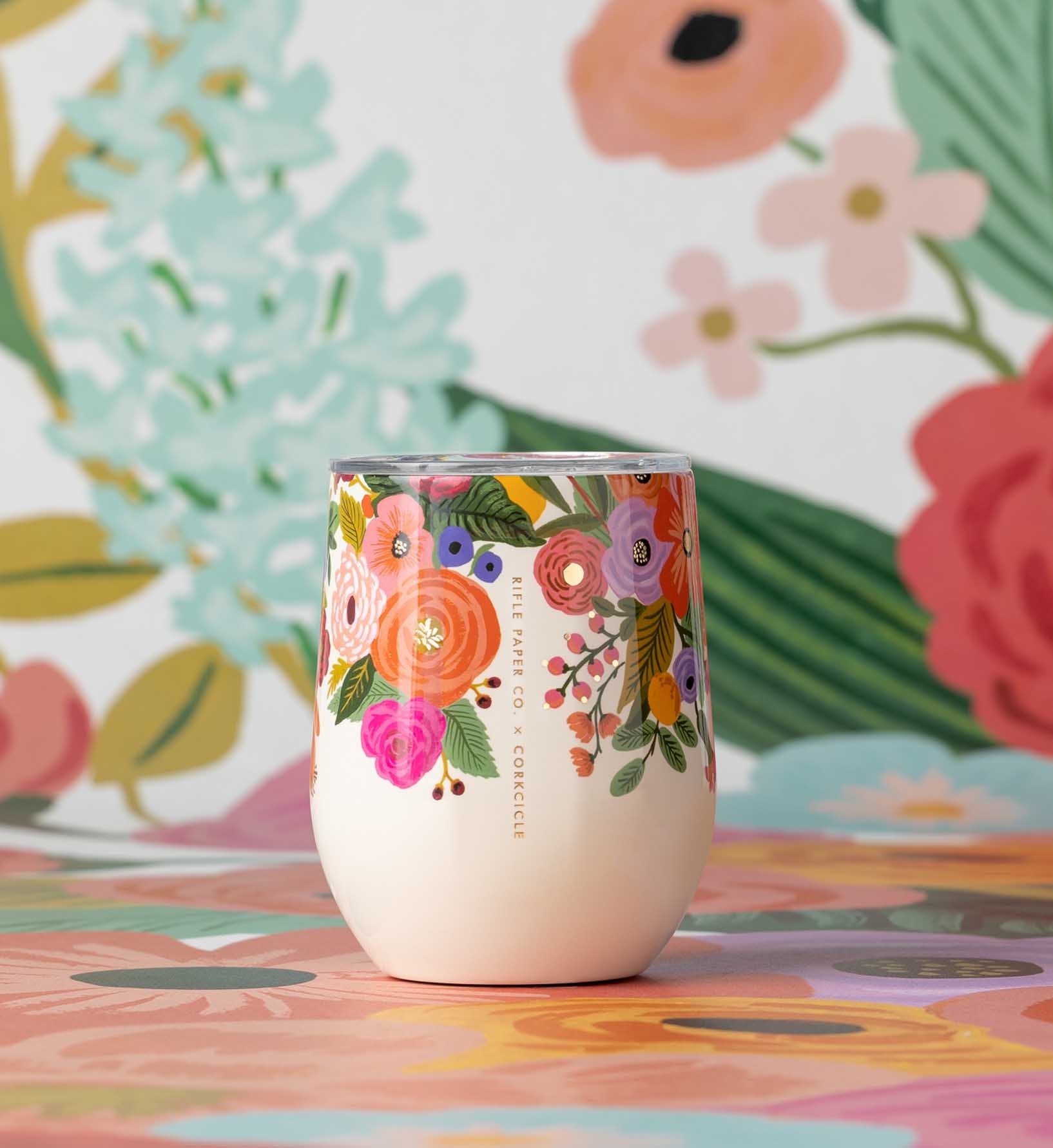 Stemless Wine Cup - Garden Party