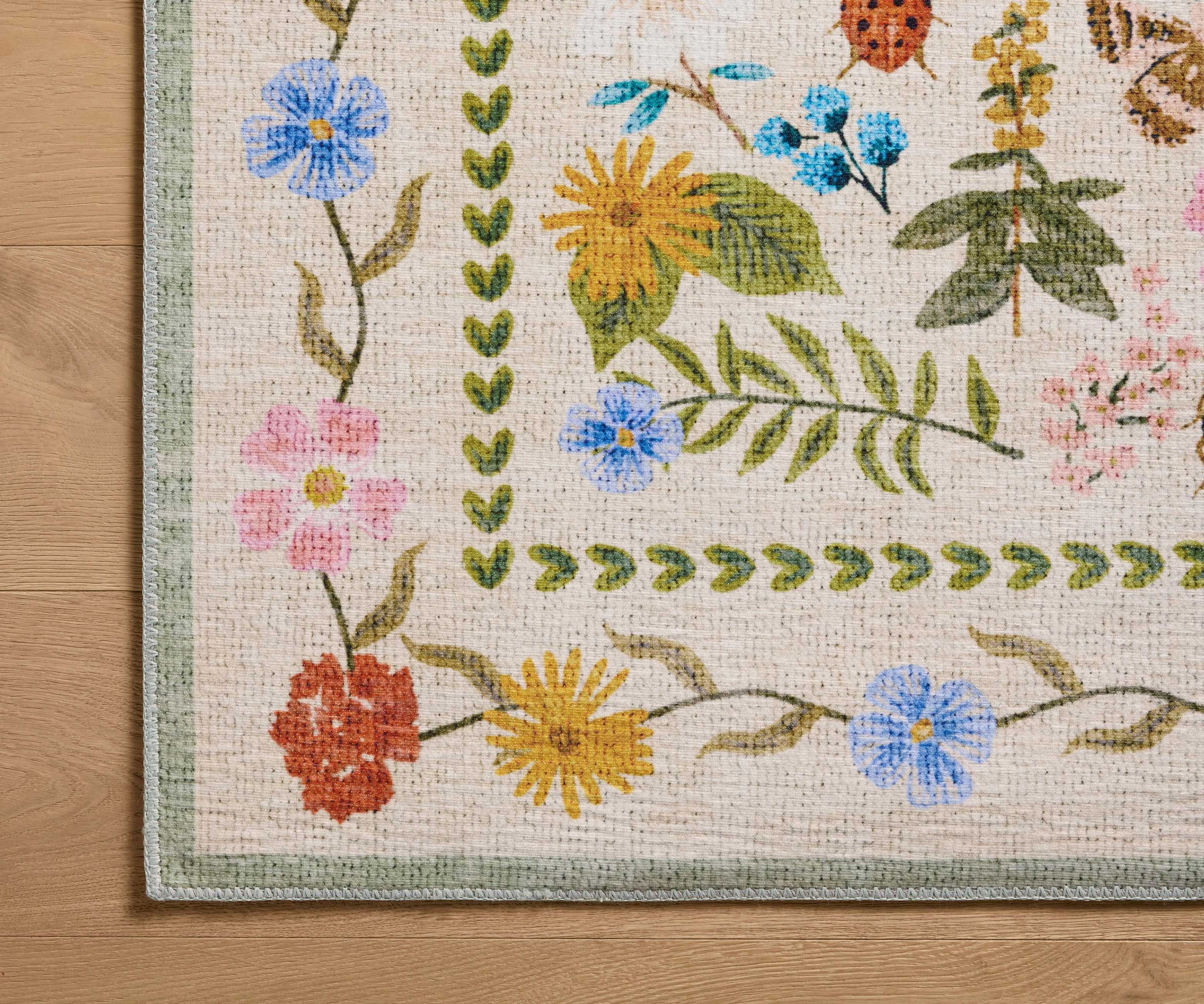 Canopy Curio Printed Rug - Cream