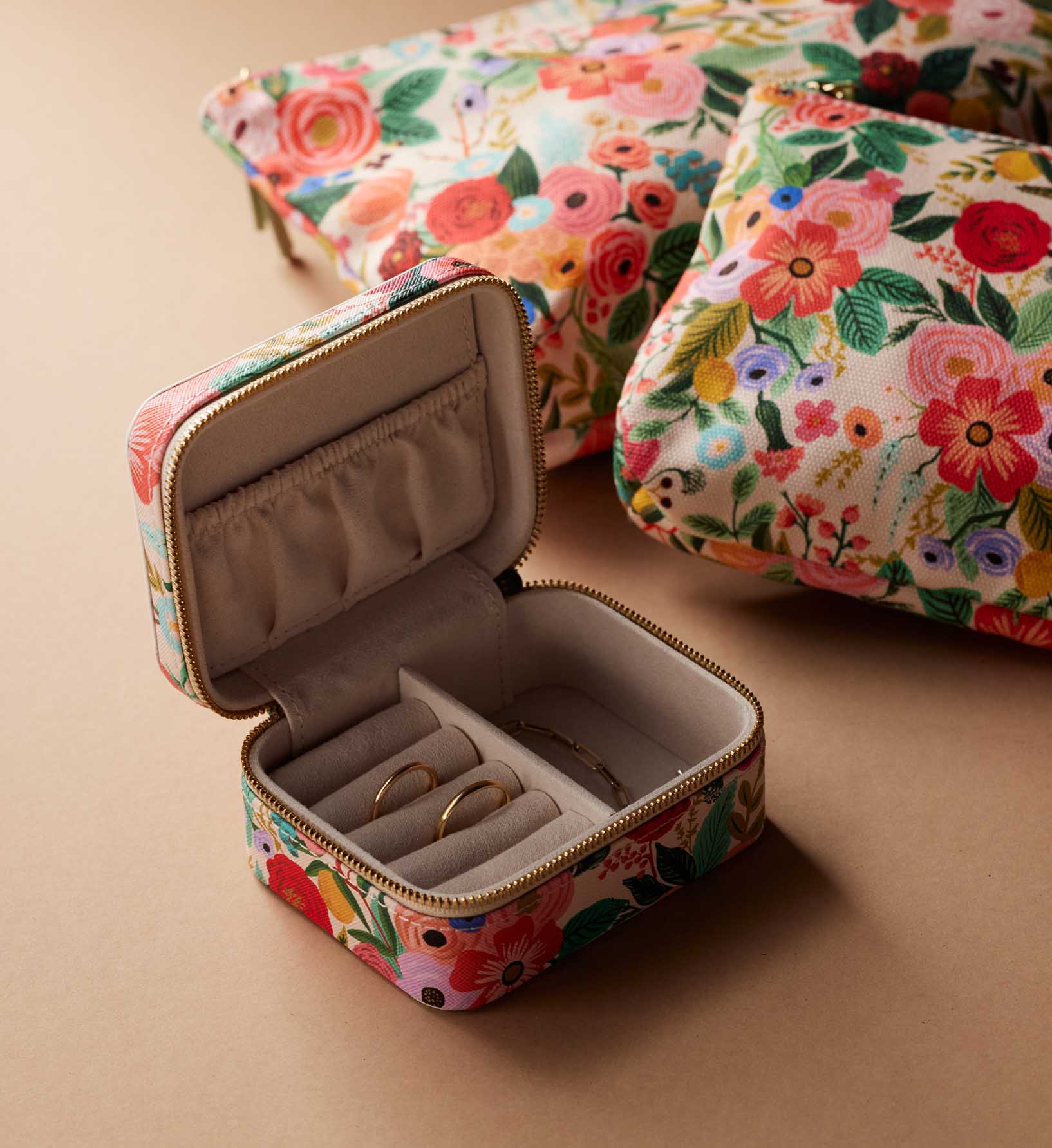 Travel Jewelry Case - Garden Party